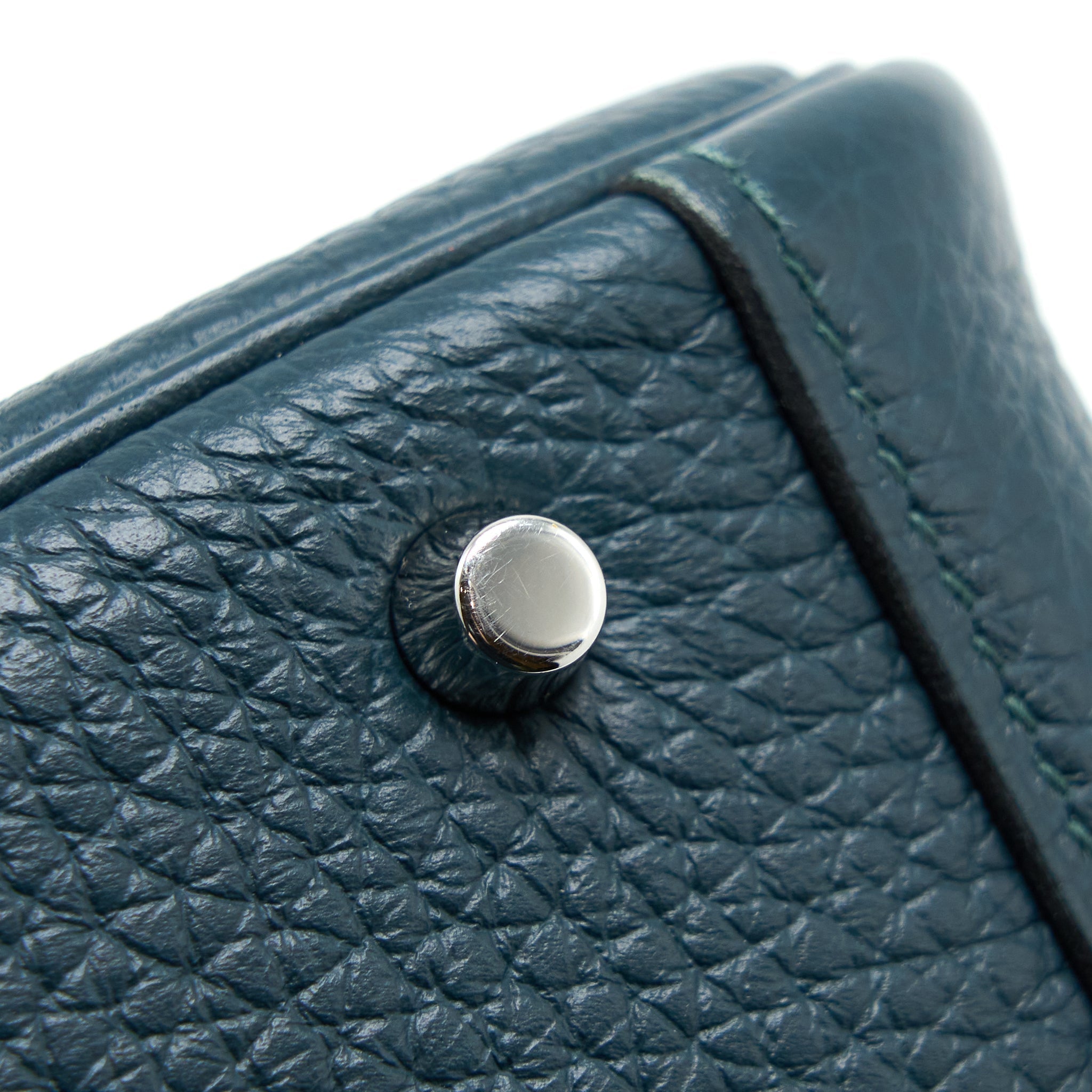 HERMES MINI LINDY CLEMENCE VERT CYPRES SHW