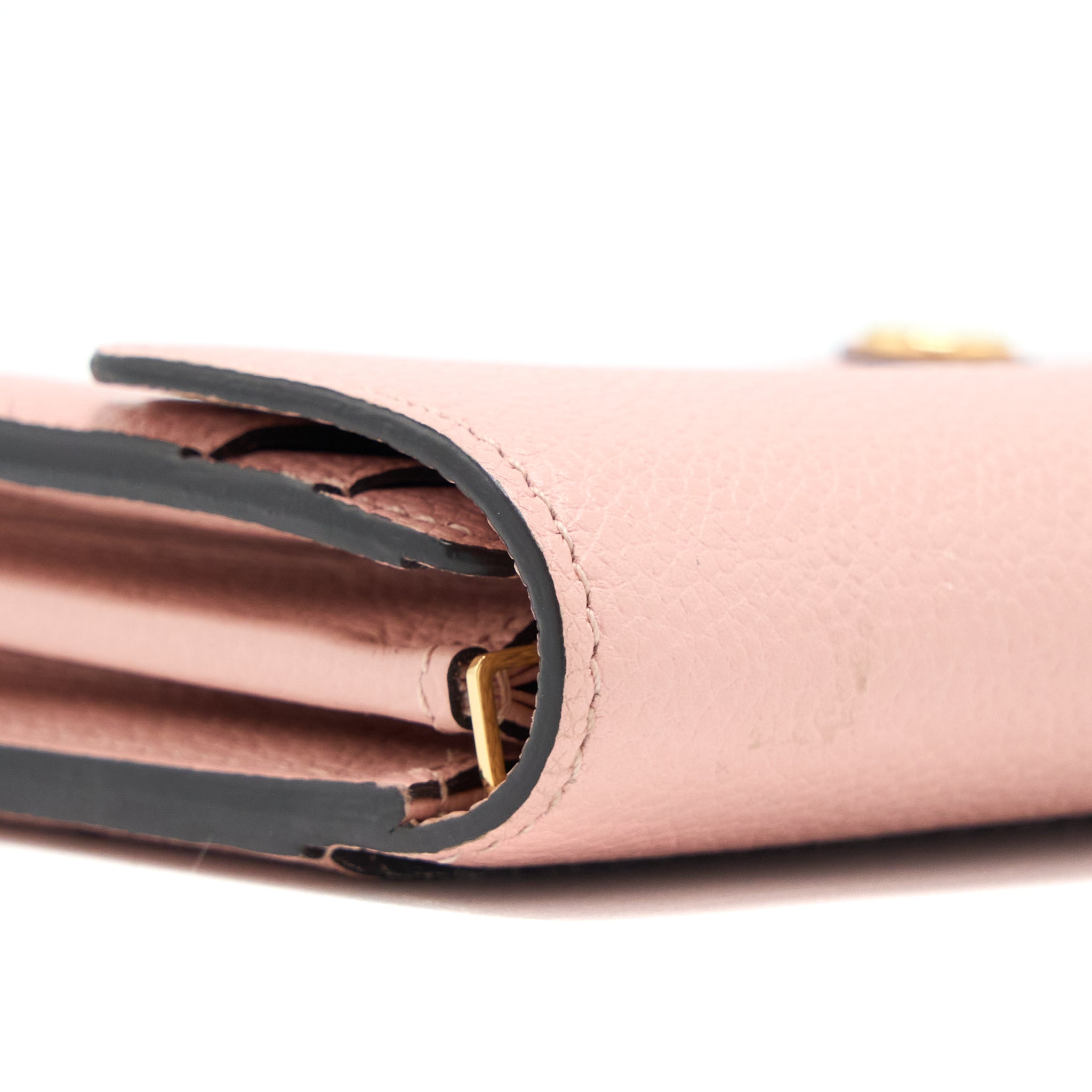 LOUIS VUITTON SARAH WALLET MONOGRAM EMPREINTE LIGHT PINK GHW