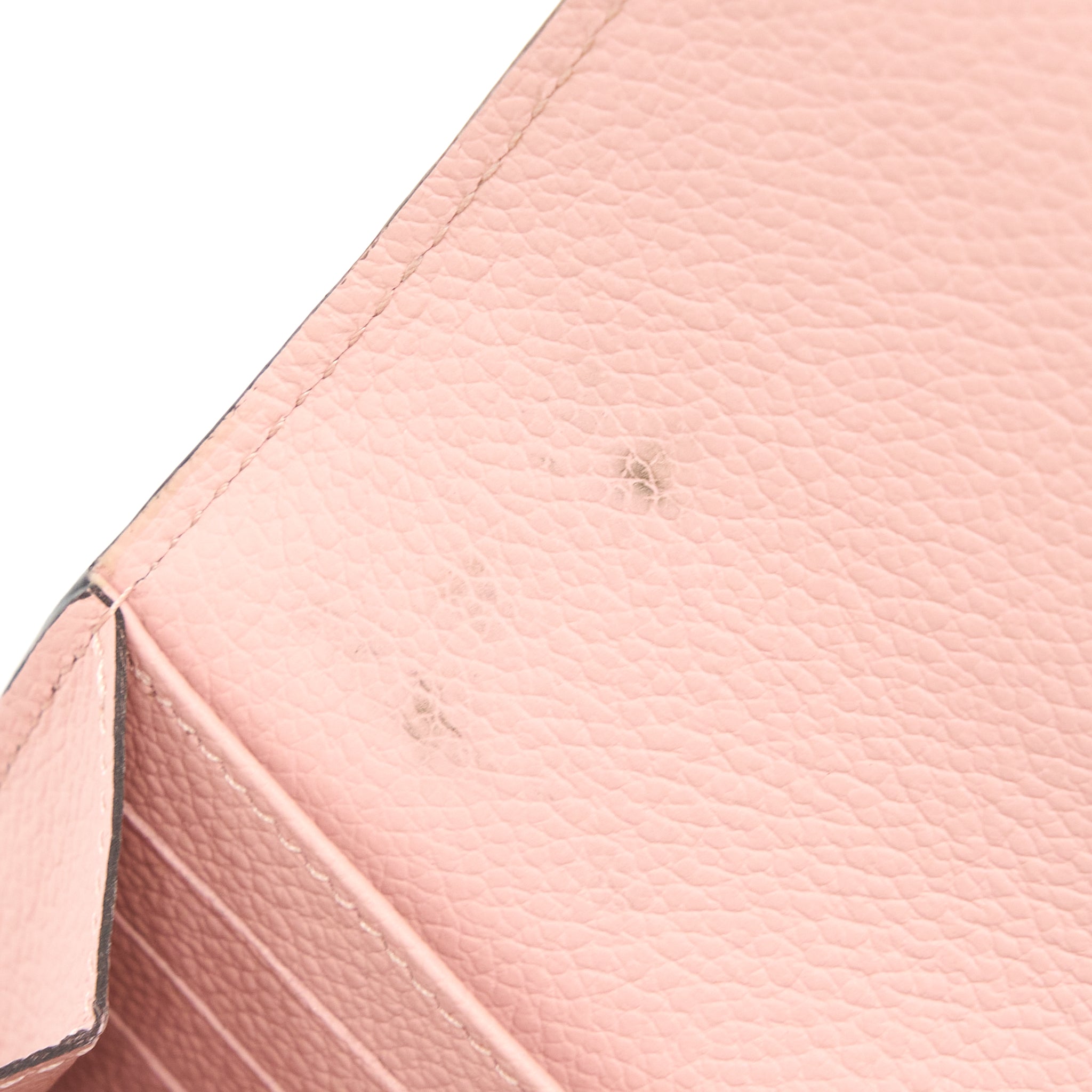 LOUIS VUITTON SARAH WALLET MONOGRAM EMPREINTE LIGHT PINK GHW
