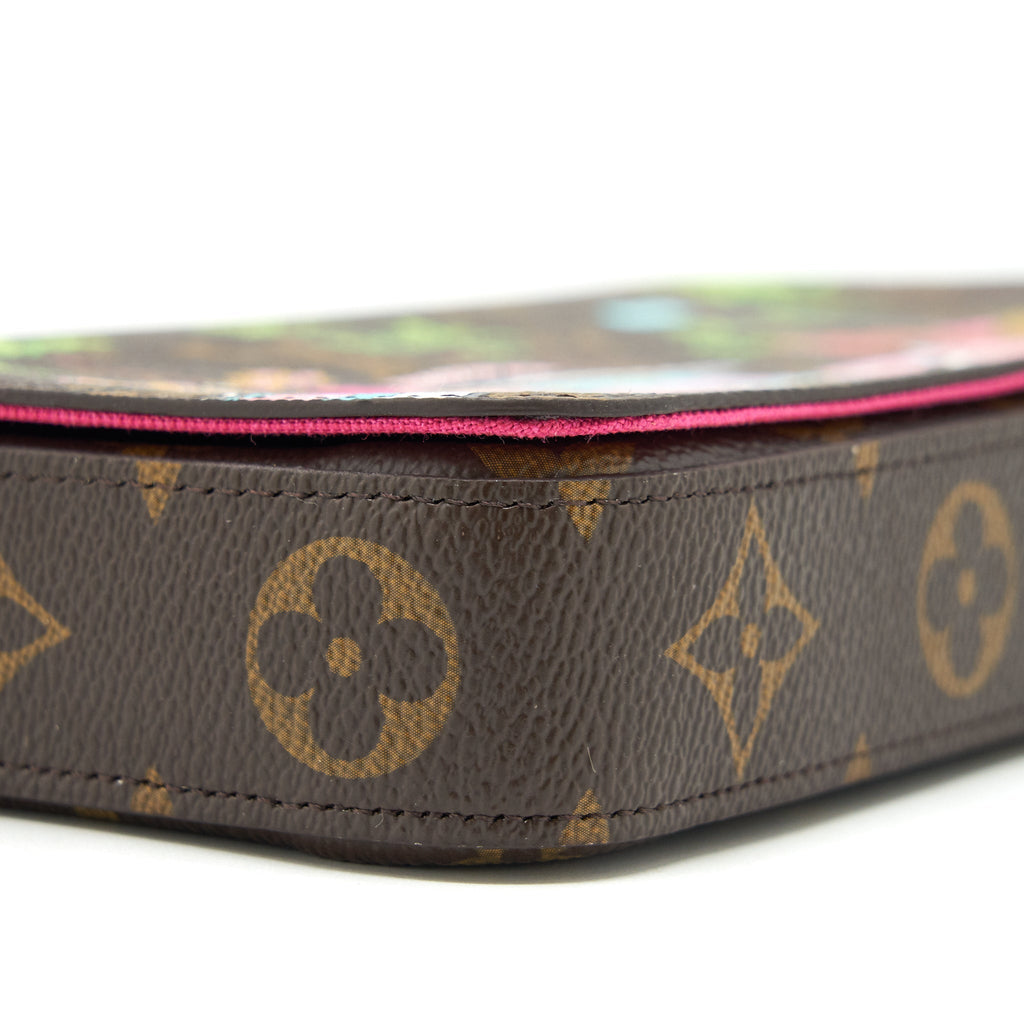 LOUIS VUITTON 2021 CHRISTMAS LIMITED FÉLICIE POCHETTE GHW