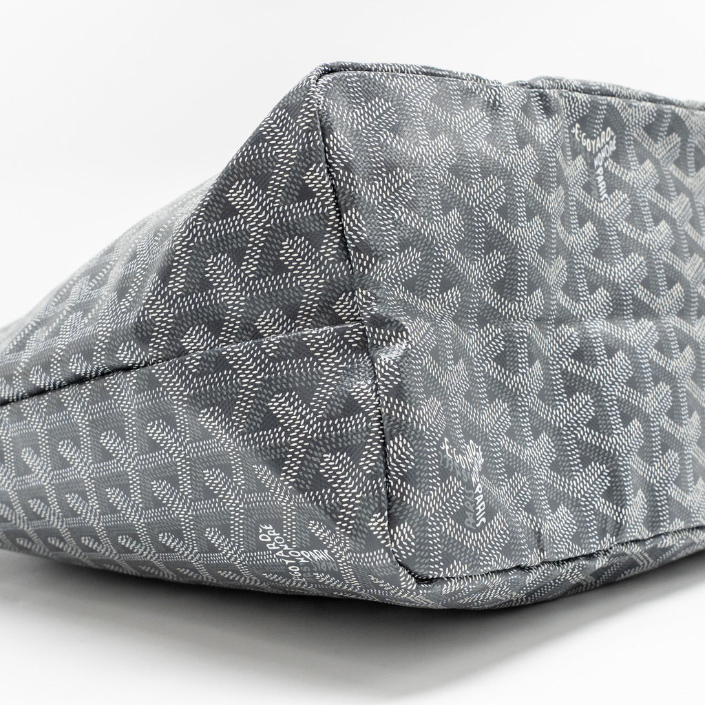 GOYARD SAINT LOUIS PM TOTE GOYARDLINE CANVAS GREY SHW