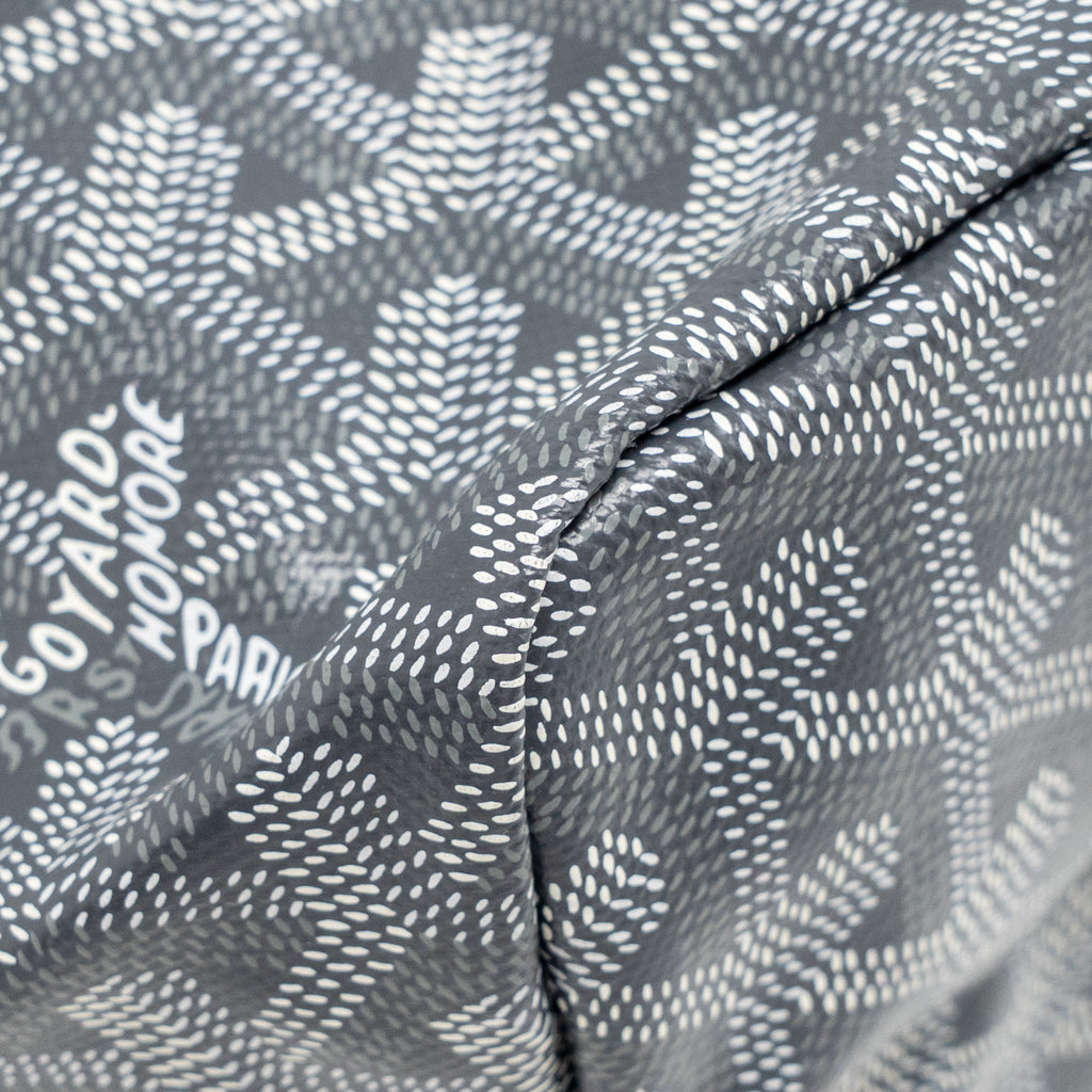 GOYARD SAINT LOUIS PM TOTE GOYARDLINE CANVAS GREY SHW
