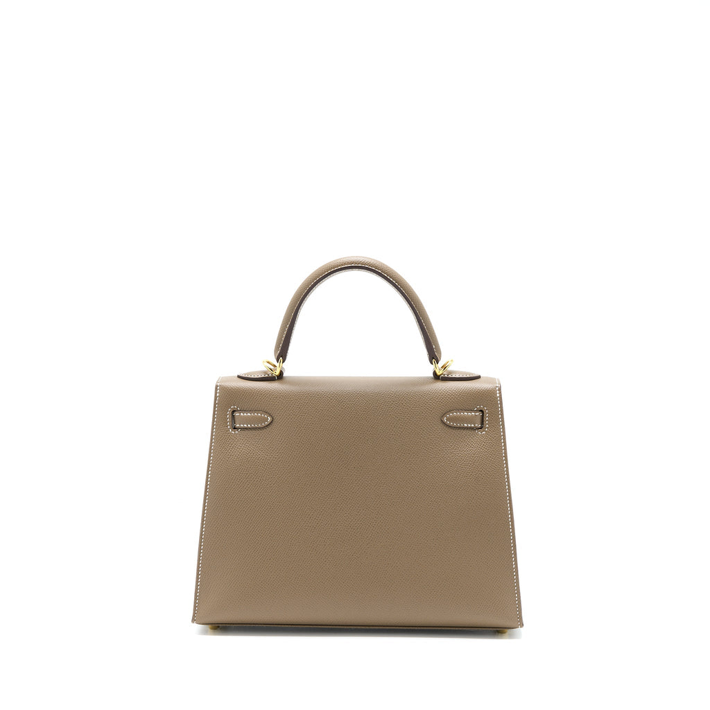HERMES KELLY 25 EPSOM ETOUPE GHW