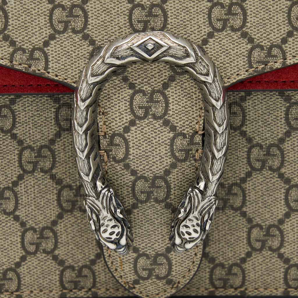 GUCCI DIONYSUS SMALL GG SHOULDER BAG SUPREME CANVAS SHW