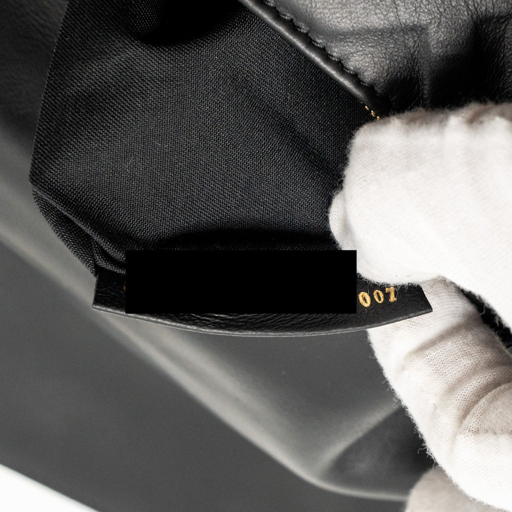 FENDI LARGE BAGUETTE BAG NAPPA BLACK GHW