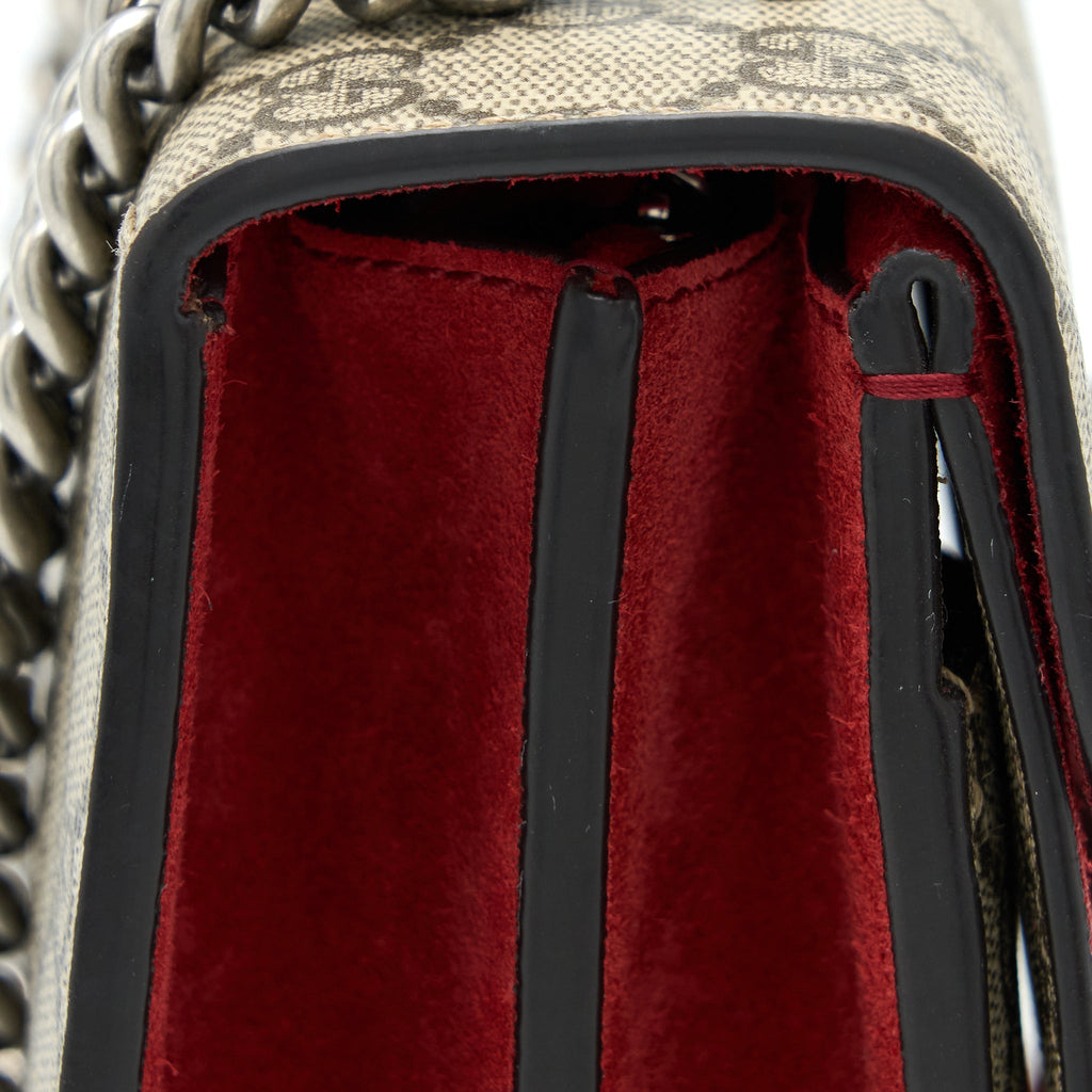 GUCCI DIONYSUS SMALL GG SHOULDER BAG SUPREME CANVAS SHW