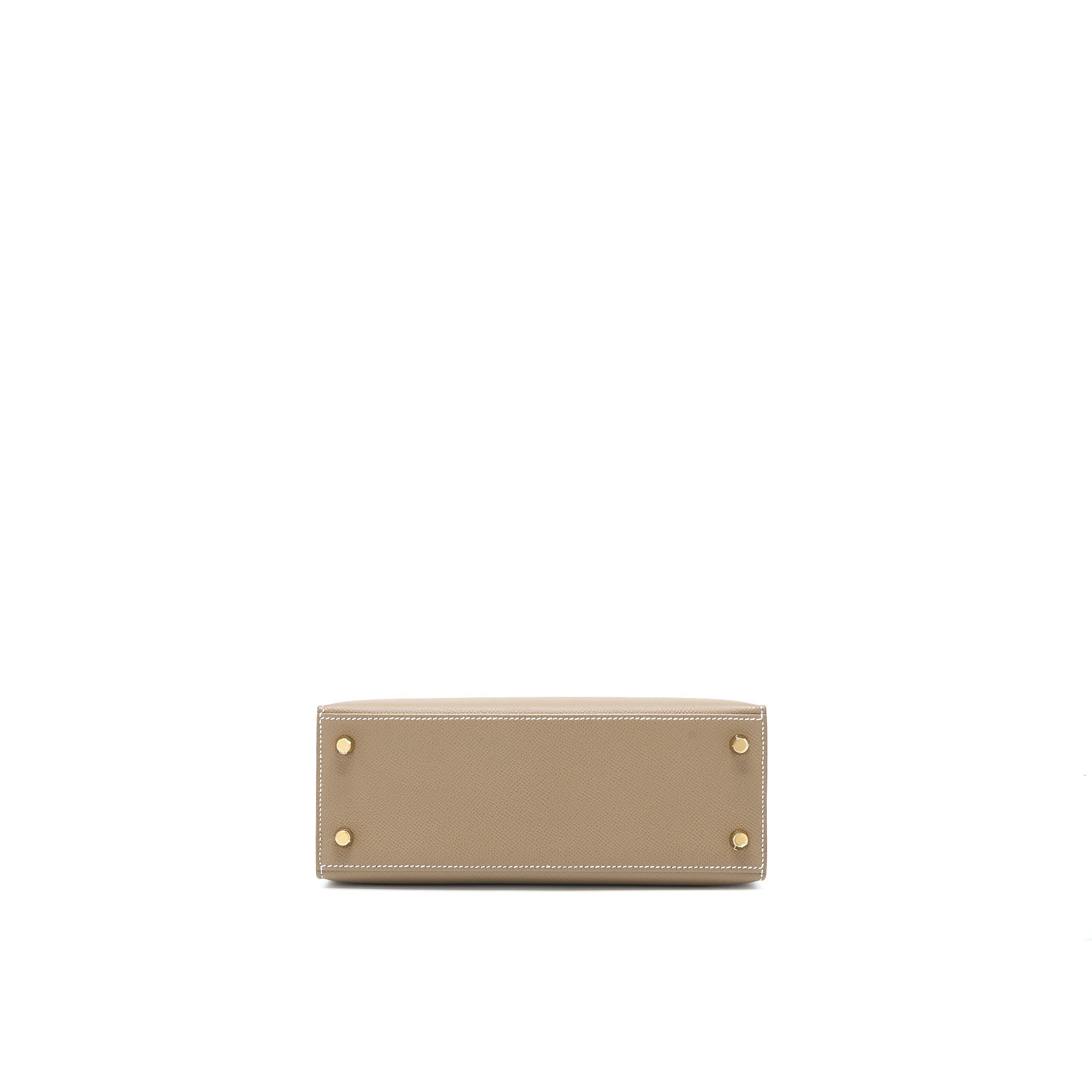 HERMES KELLY 25 EPSOM ETOUPE GHW
