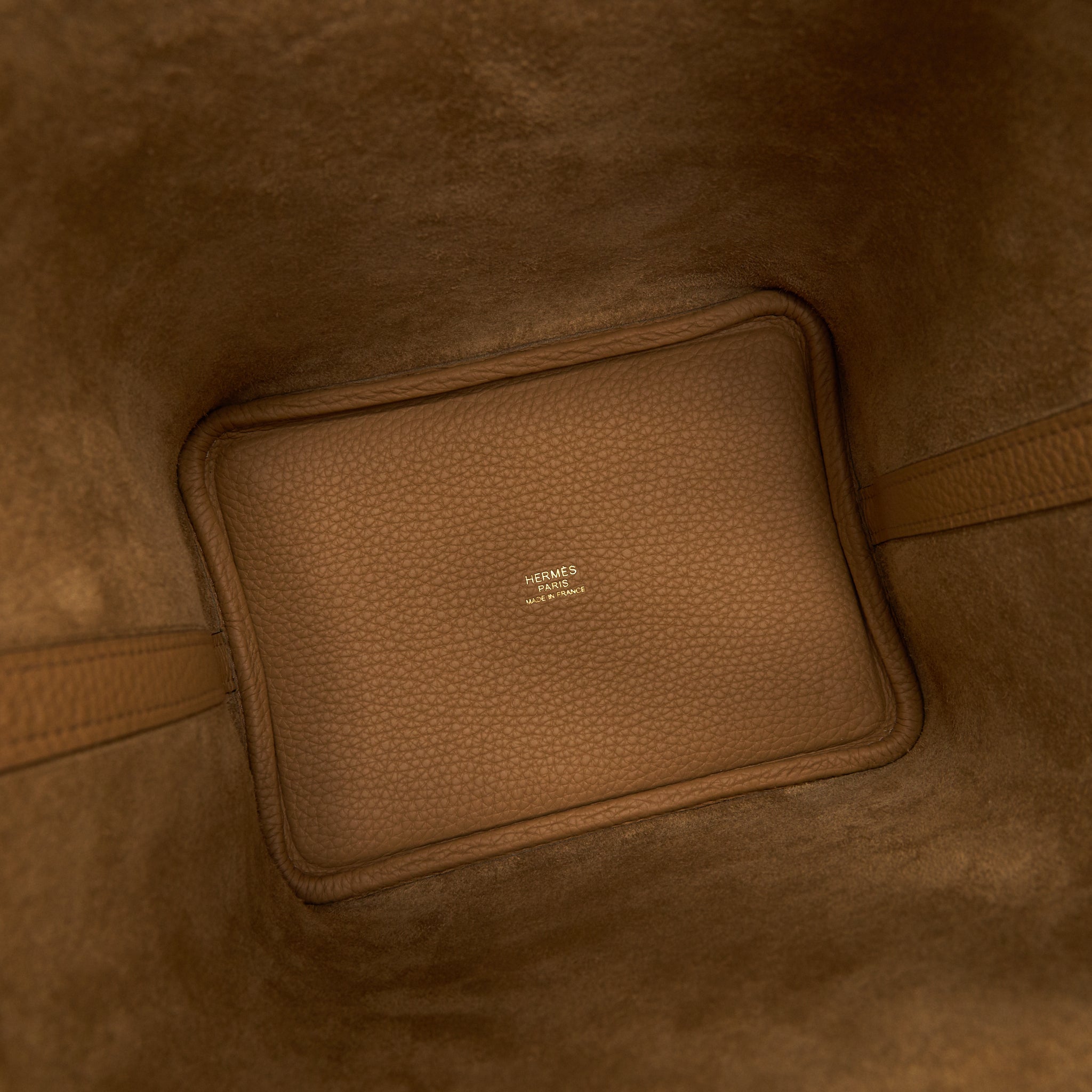 HERMES PICOTIN 18 LOCK BAG 4Z BISCUIT GHW