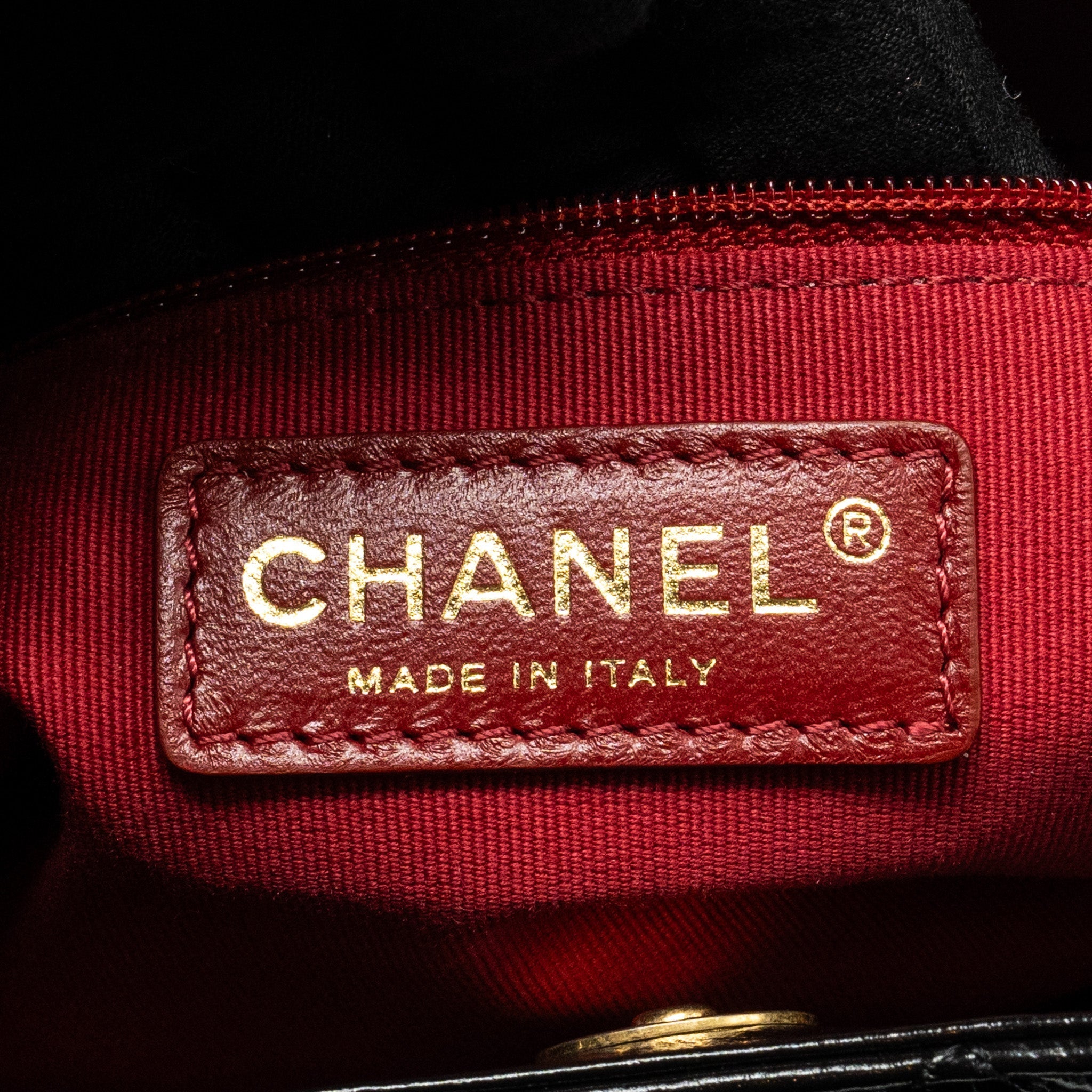 CHANEL 23C HOBO BAG SHINY CALFSKIN BLACK BRUSHED GHW (MICROCHIP)