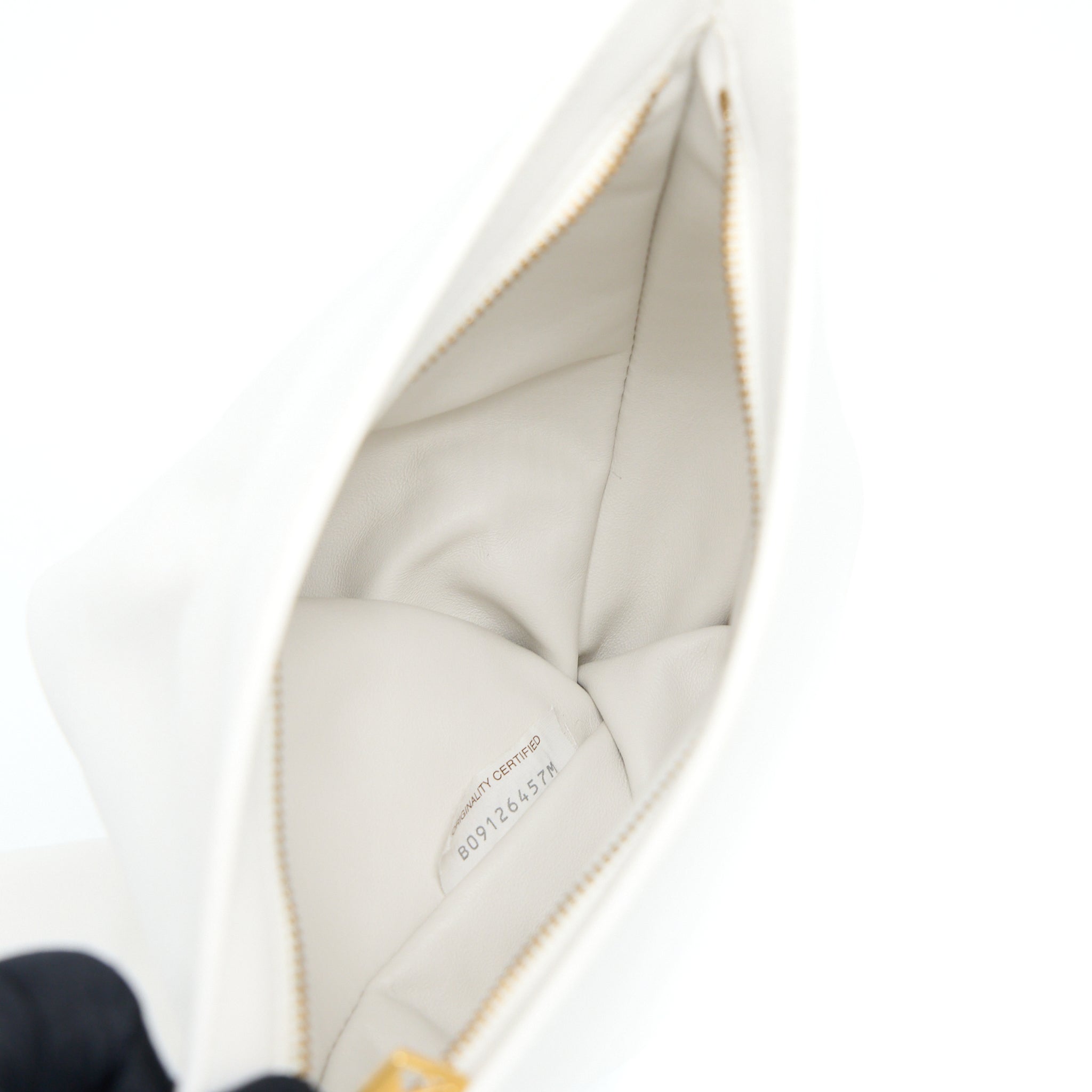 BOTTEGA VENETA THE TWIST MINI BAG WHITE GHW