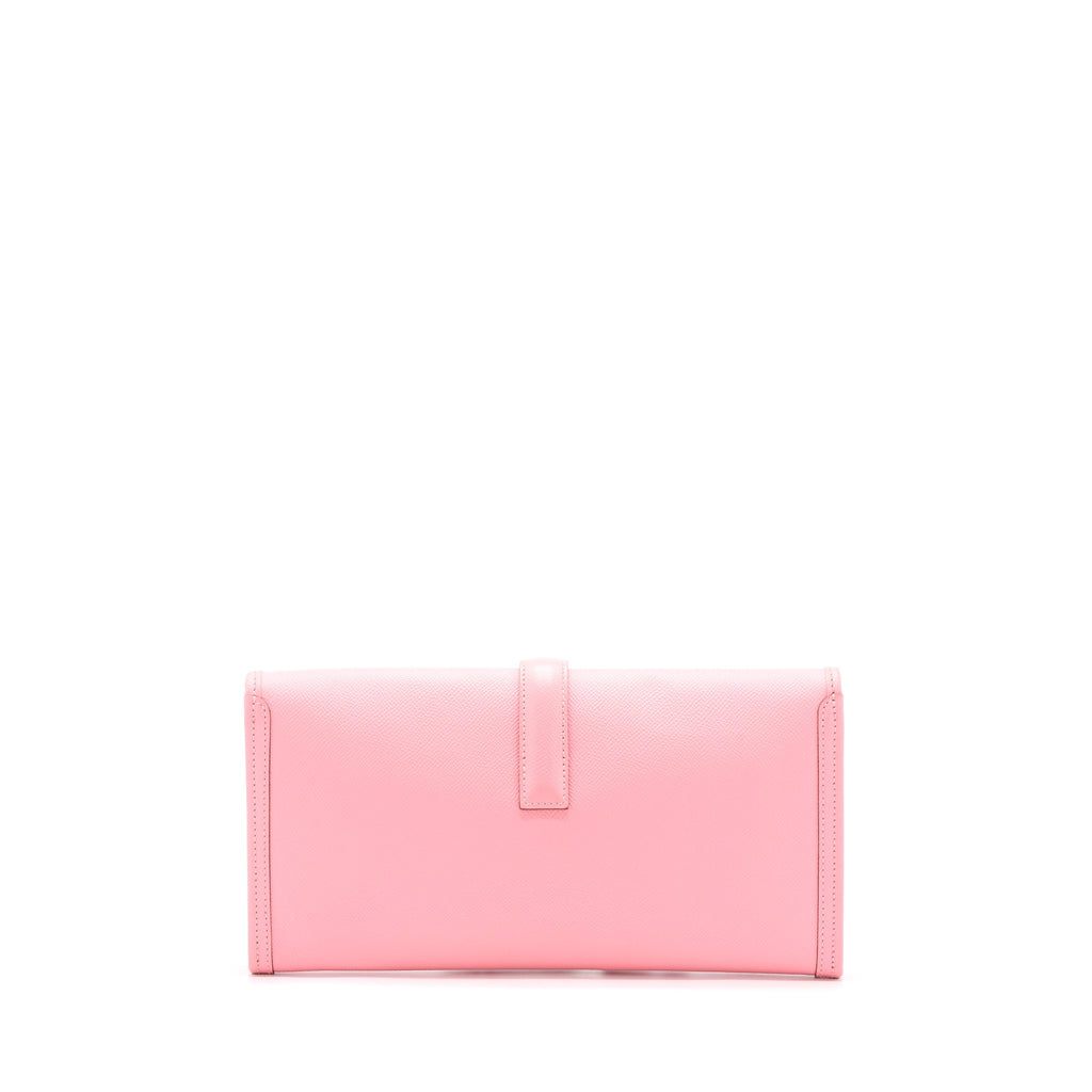 HERMES JIGE ELAN 29 CLUTCH EPSOM ROSE CONFETTI