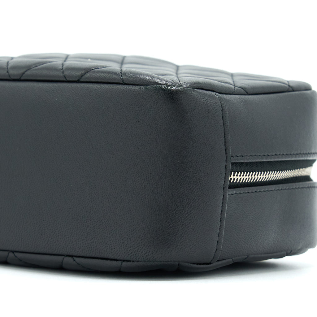 CHANEL CAMERA CLUTCH LAMBSKIN BLACK SHW