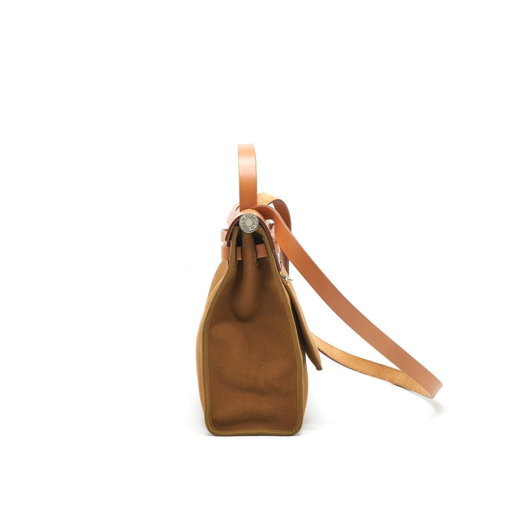 HERMES HERBAG GOLD WITH SHW