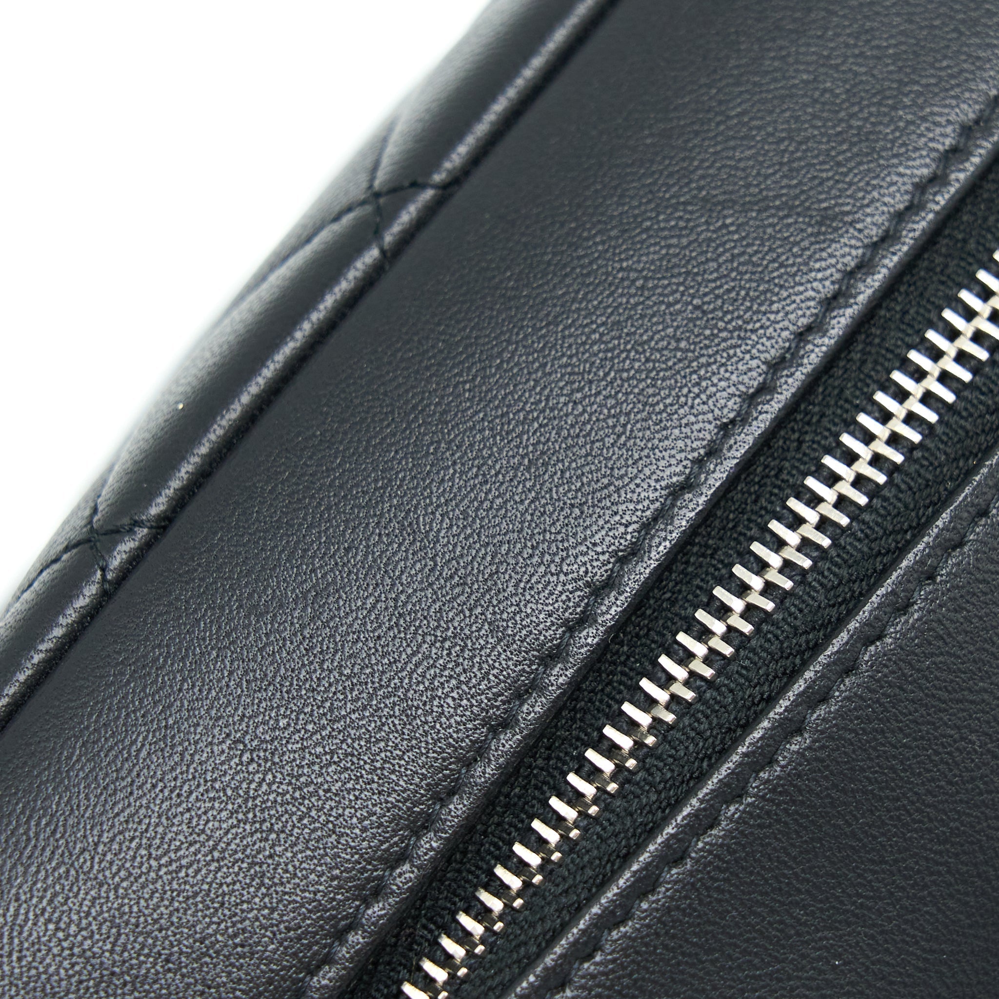 CHANEL CAMERA CLUTCH LAMBSKIN BLACK SHW