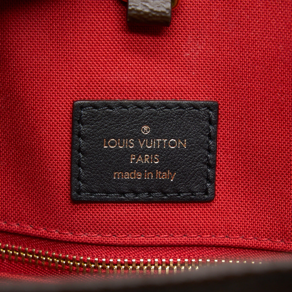 LOUIS VUITTON ON THE GO GM MONOGRAM REVERSE CANVAS GHW