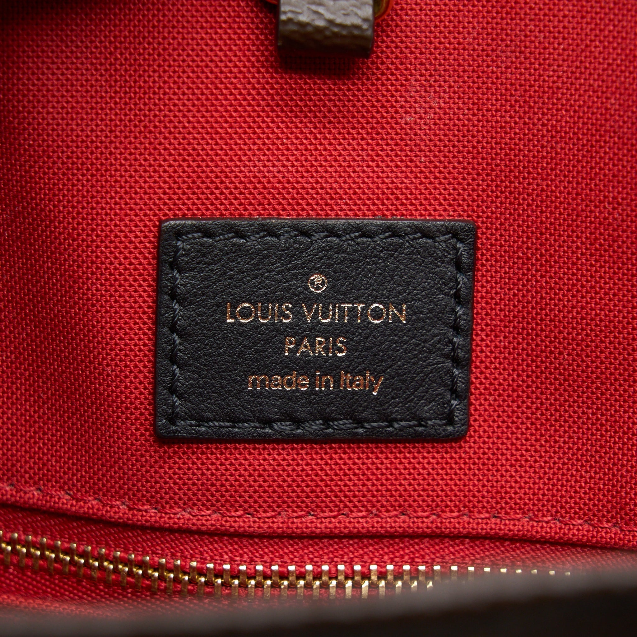 LOUIS VUITTON ON THE GO GM MONOGRAM REVERSE CANVAS GHW