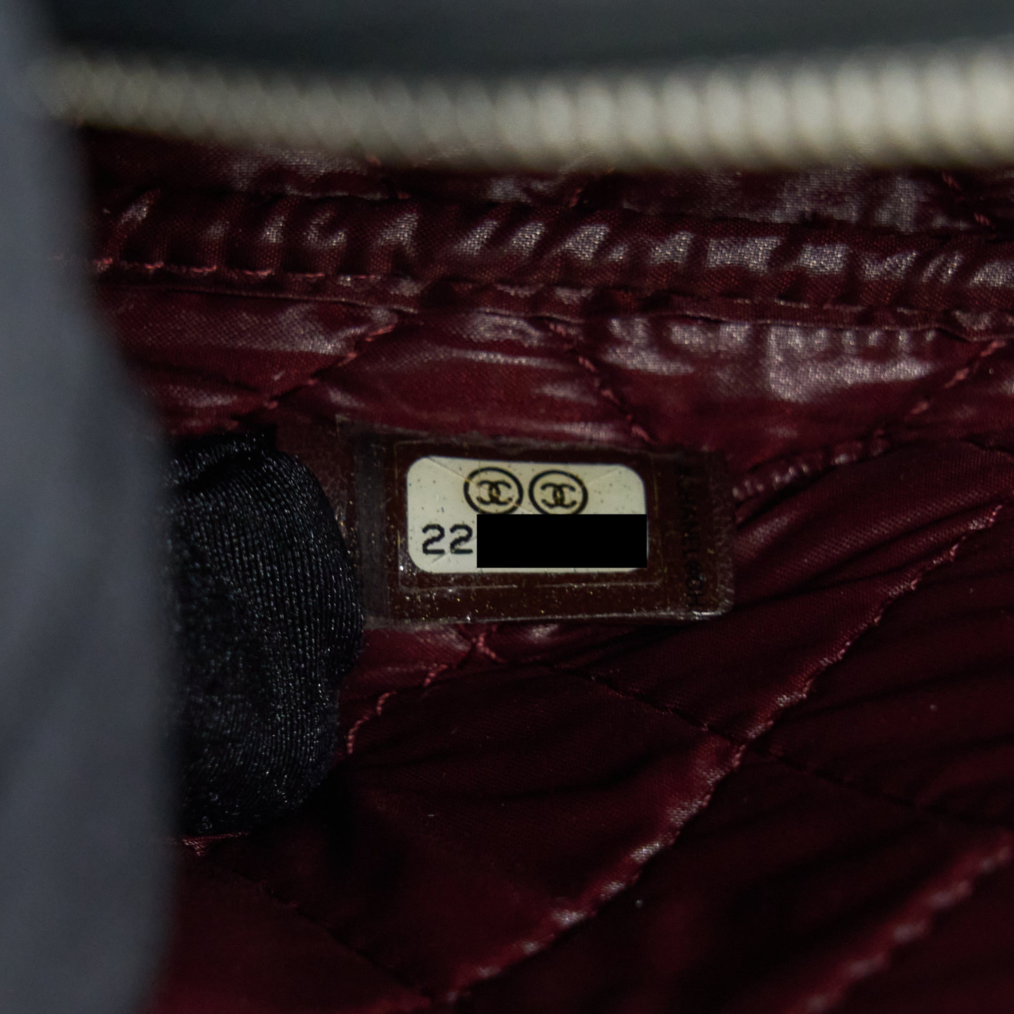 CHANEL CAMERA CLUTCH LAMBSKIN BLACK SHW
