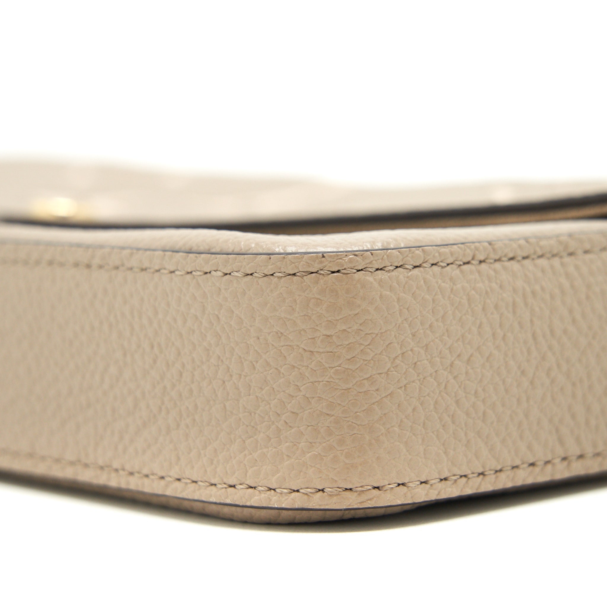 LOUIS VUITTON FELICIE POCHETTE TOURTERELLE/CREME GHW