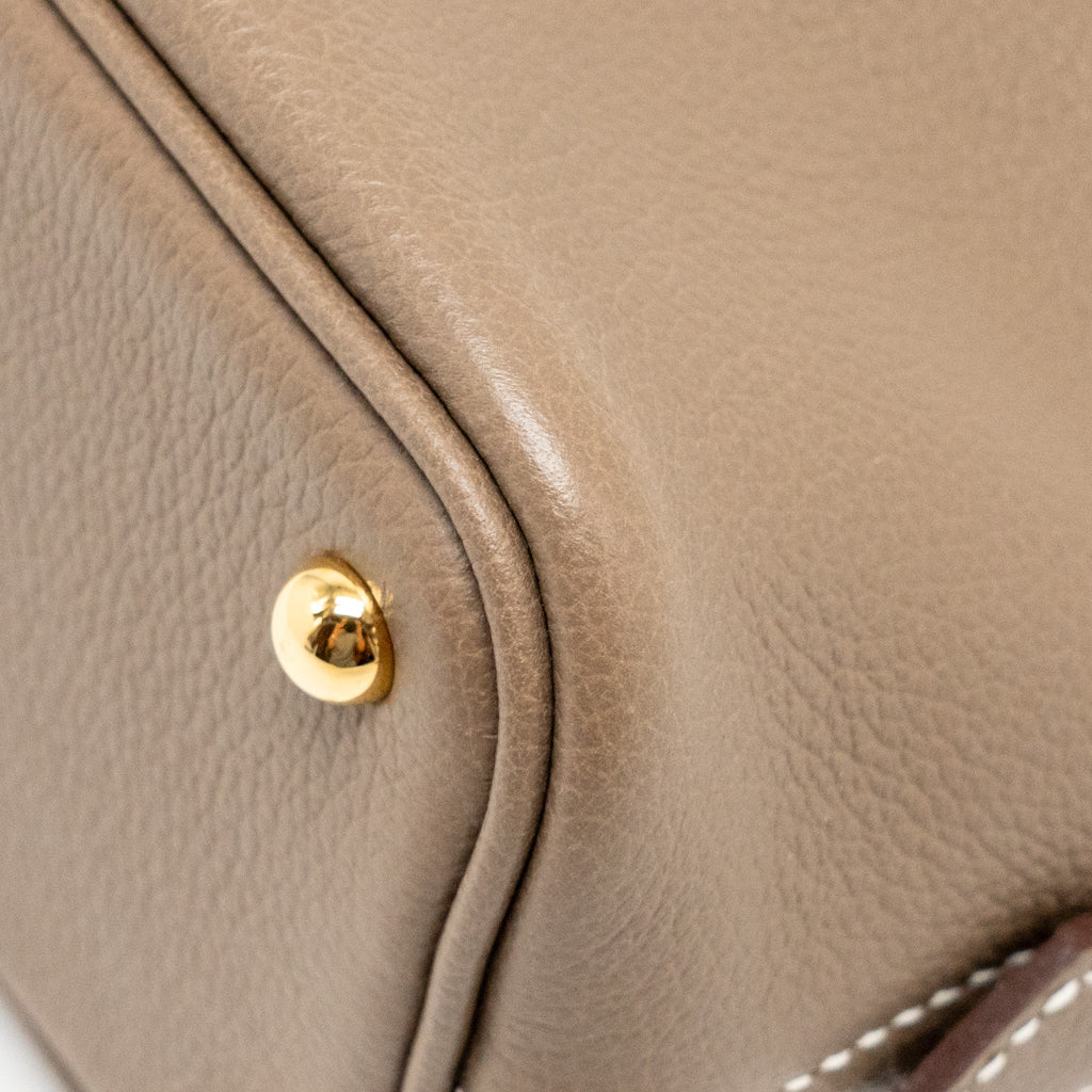 HERMES MINI BOLIDE EVERCOLOR ETOUPE GHW