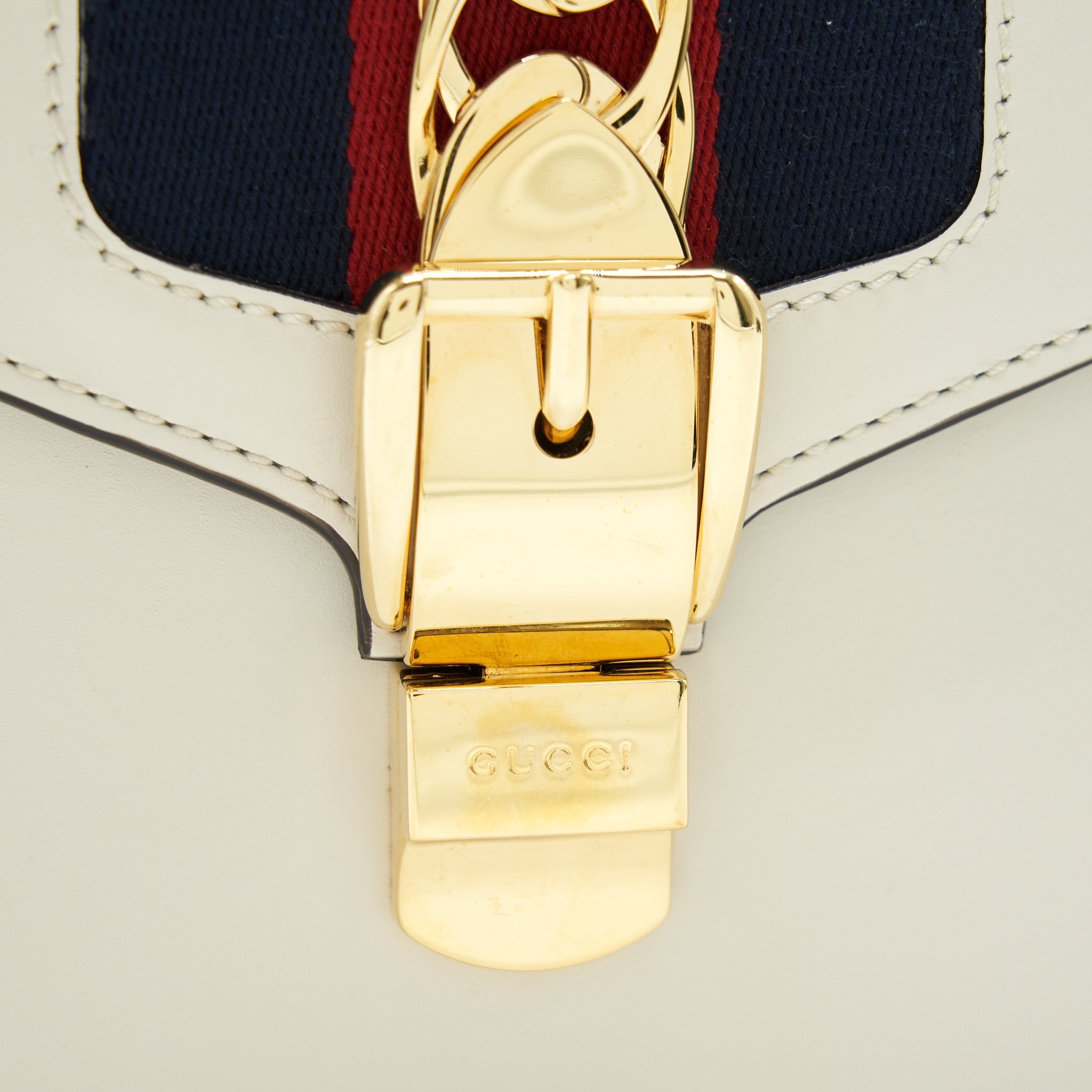 GUCCI MINI SYLVIE BAG WITH TOP HANDLE