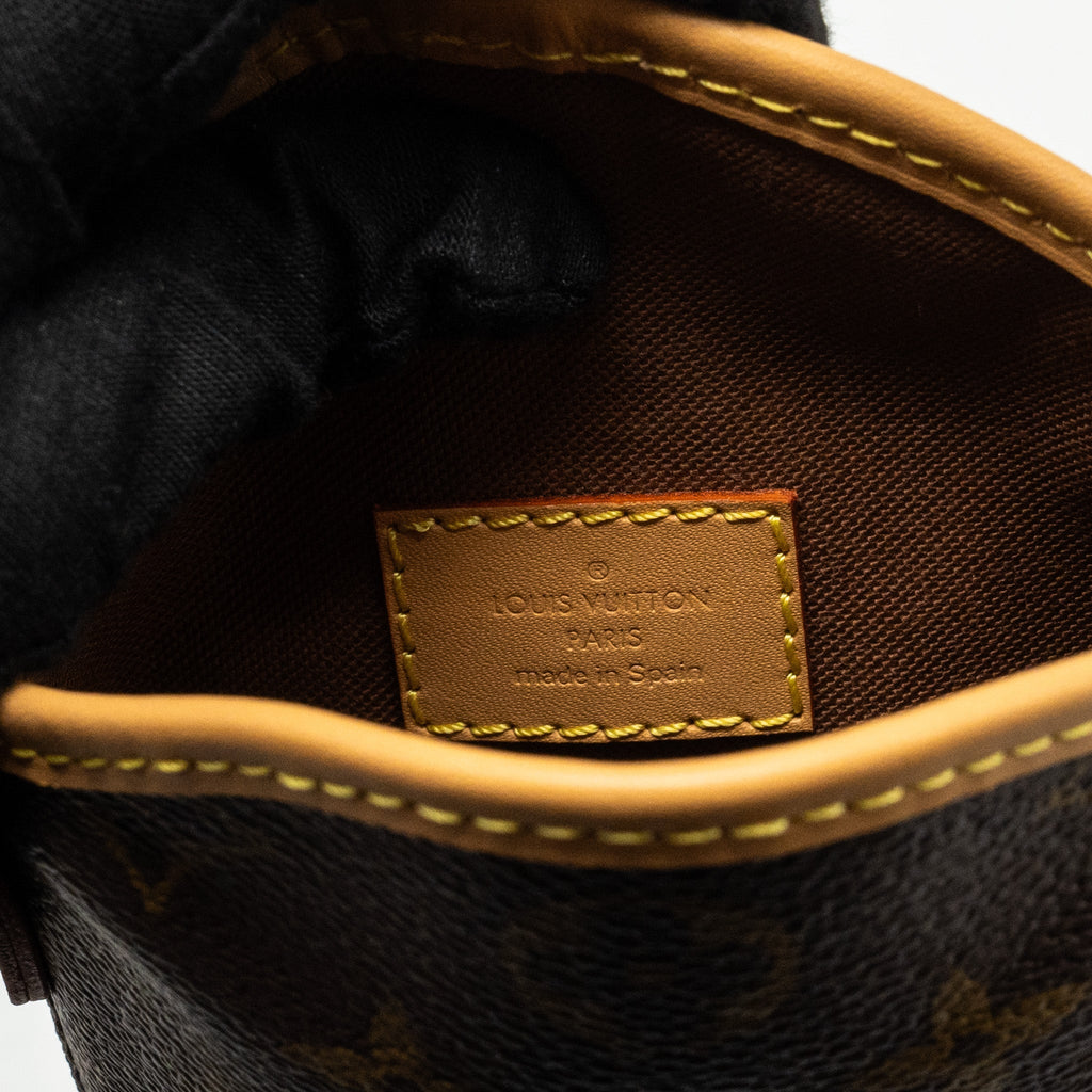 LOUIS VUITTON FOLD ME POUCH MONOGRAM CANVAS GHW