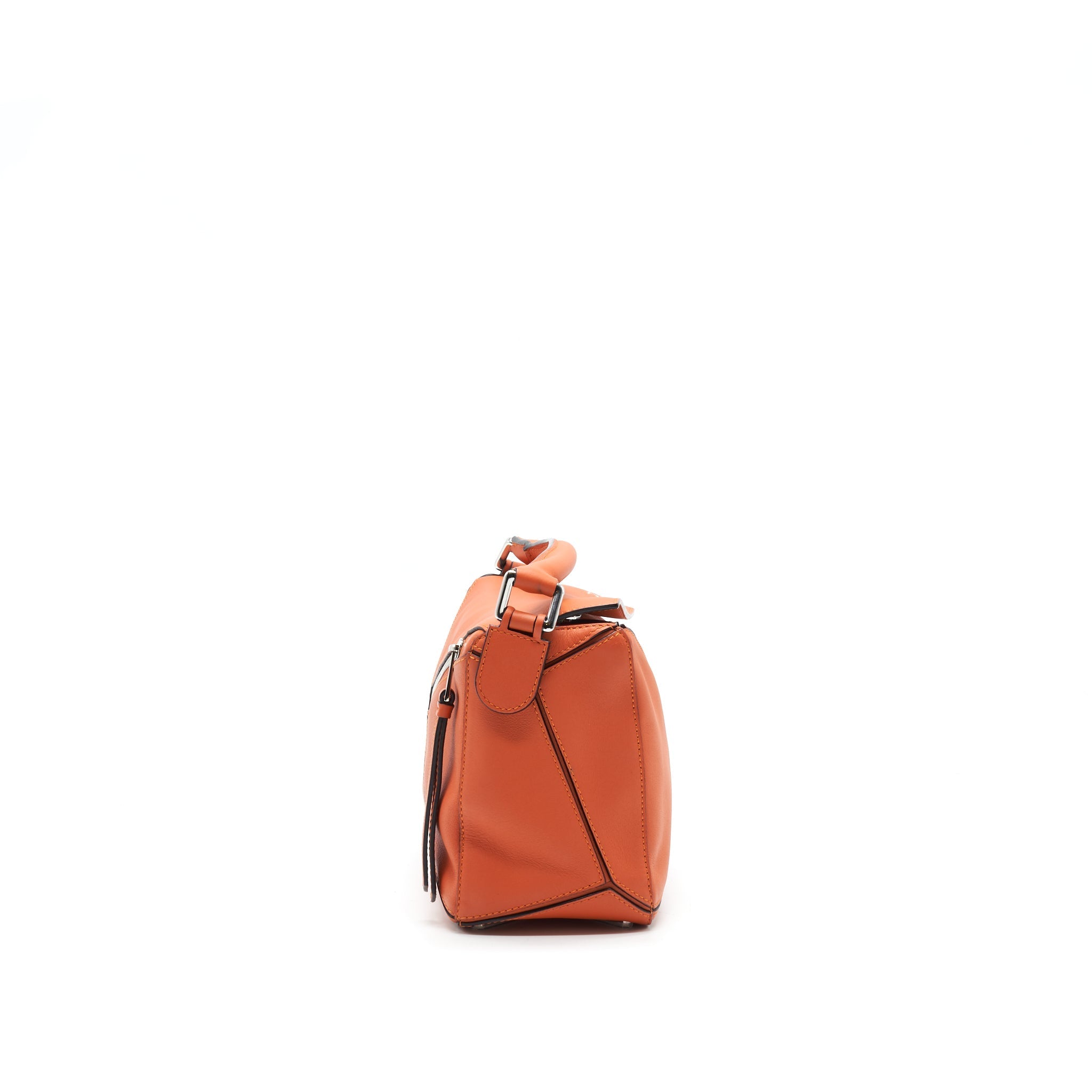 LOEWE SMALL PUZZLE BAG IN ORANGE