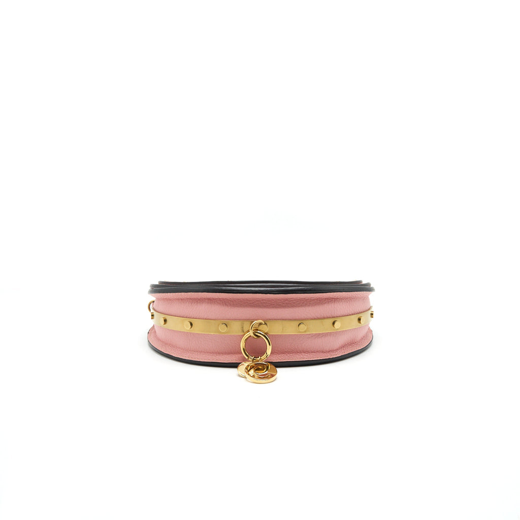 CHLOE NILE MINI LEATHER CROSSBODY BAG PINK