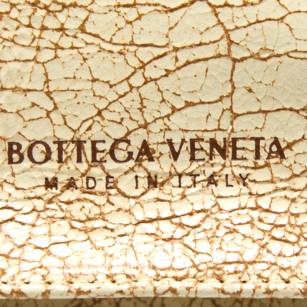 BOTTEGE VENETA THE TWIST LARGE BAG CRÈME GHW