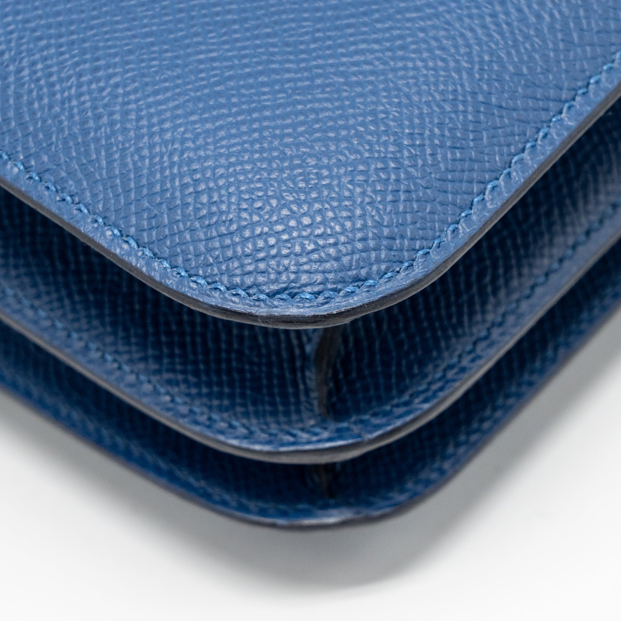 HERMES MINI CONSTANCE EPSOM P5 BLEU TIE SHW