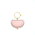 CHLOE NILE MINI LEATHER CROSSBODY BAG PINK