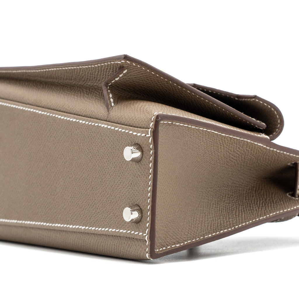 HERMES KELLY SELLIER EN DESORDRE 20 EPSOM ETOUPE SHW
