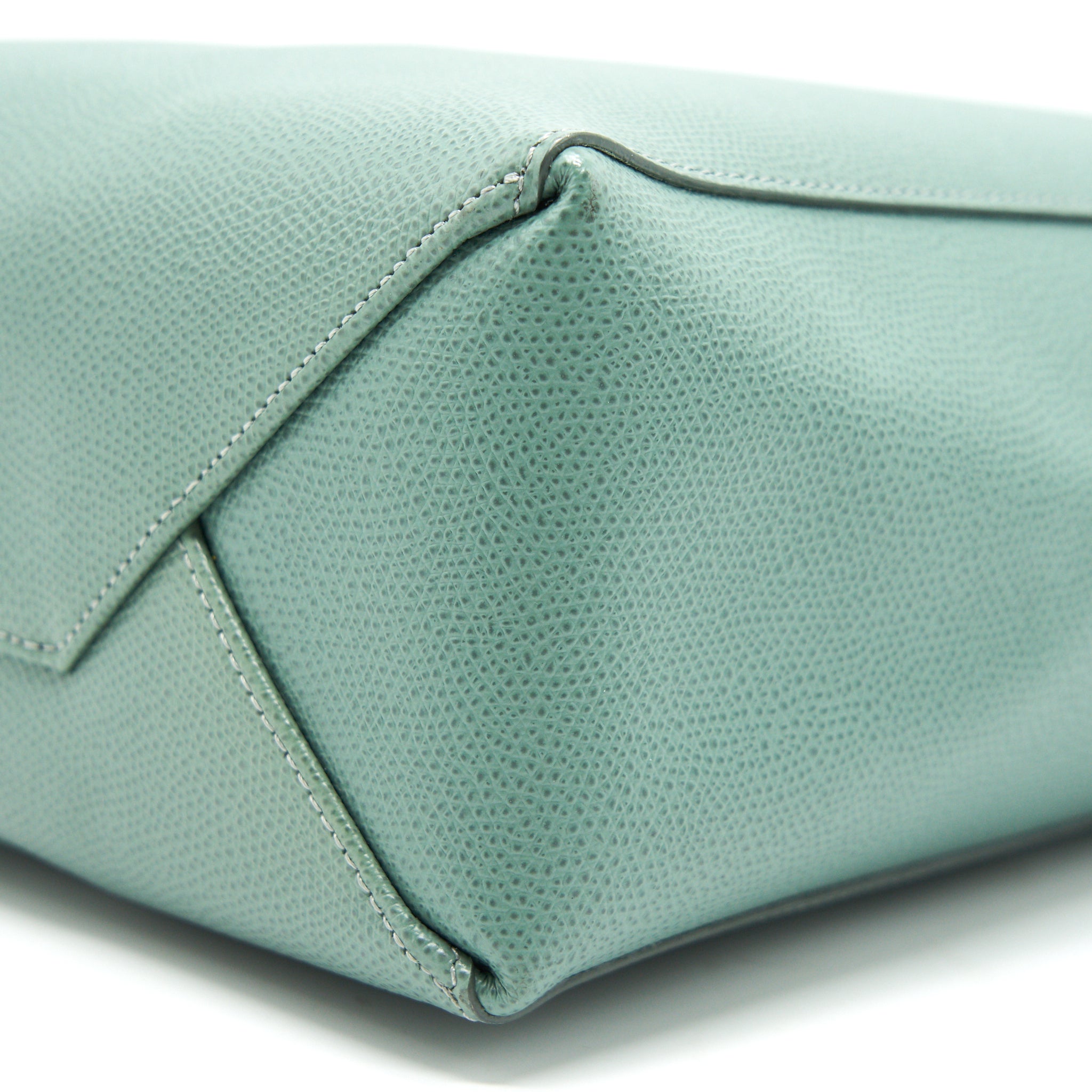 CELINE SMALL VERTICAL BUCKET BAG DEEP MINT SHW