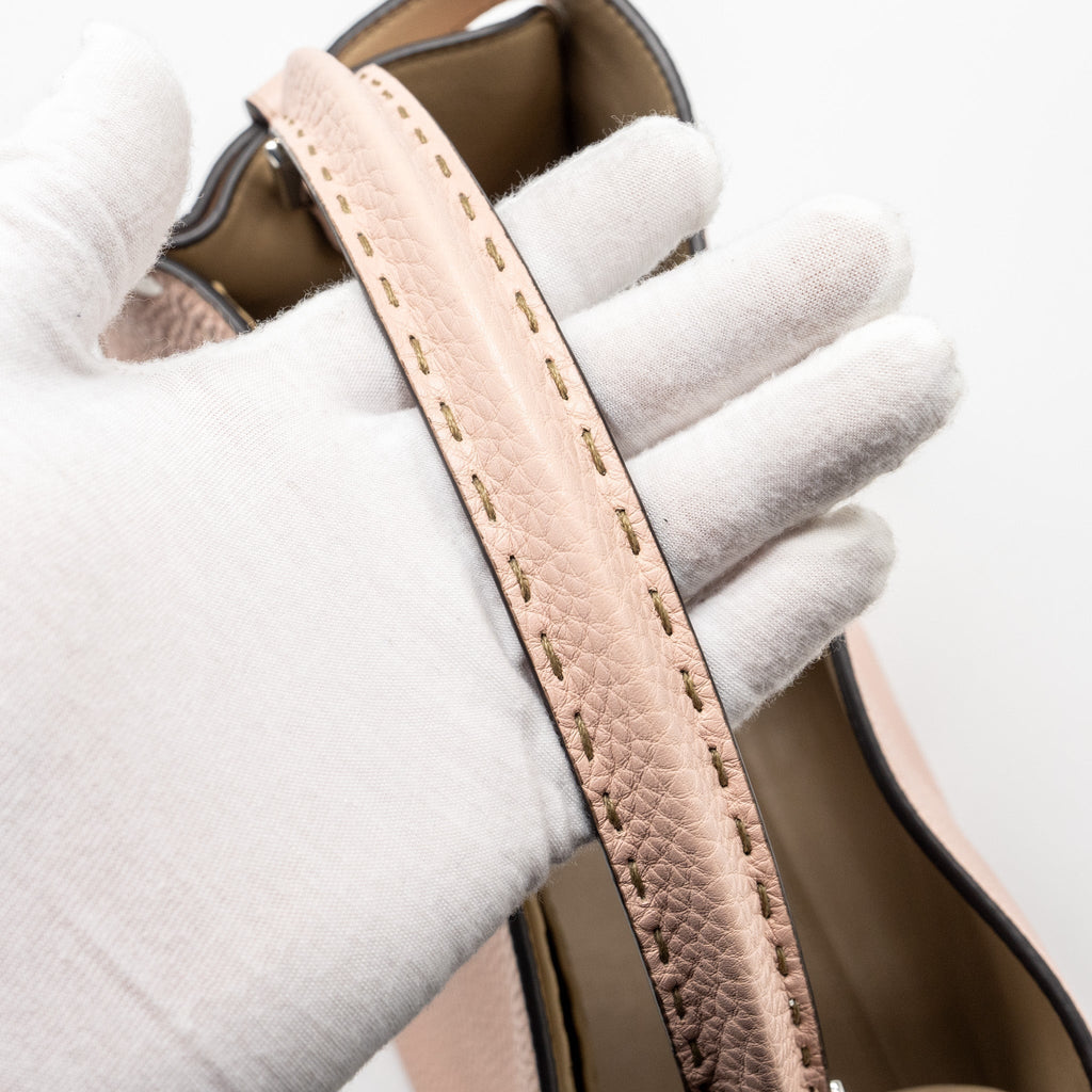 FENDI X-LITE MEDIUM PEEKABOO SELLERIA CALFSKIN PINK SHW