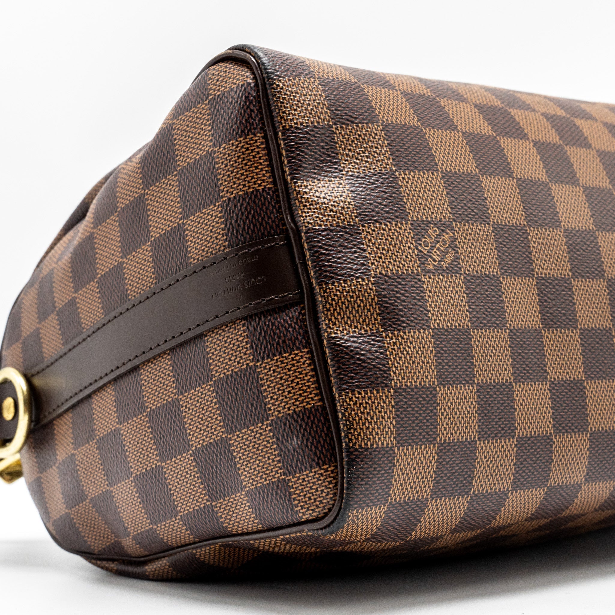 LOUIS VUITTON SPEEDY BANDOULIERE 25 DAMIER EBENE GHW