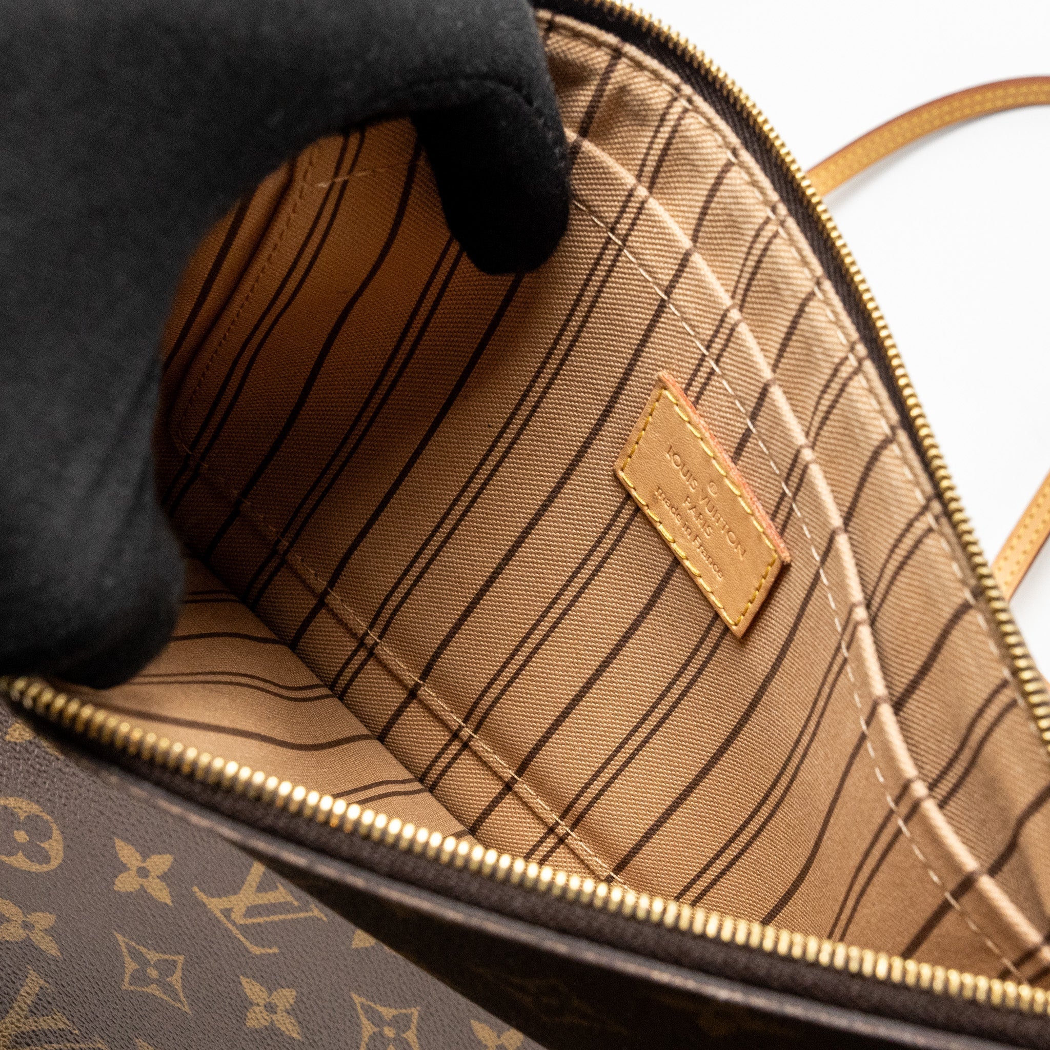 LOUIS VUITTON NEVERFULL GM MONOGRAM CANVAS GHW