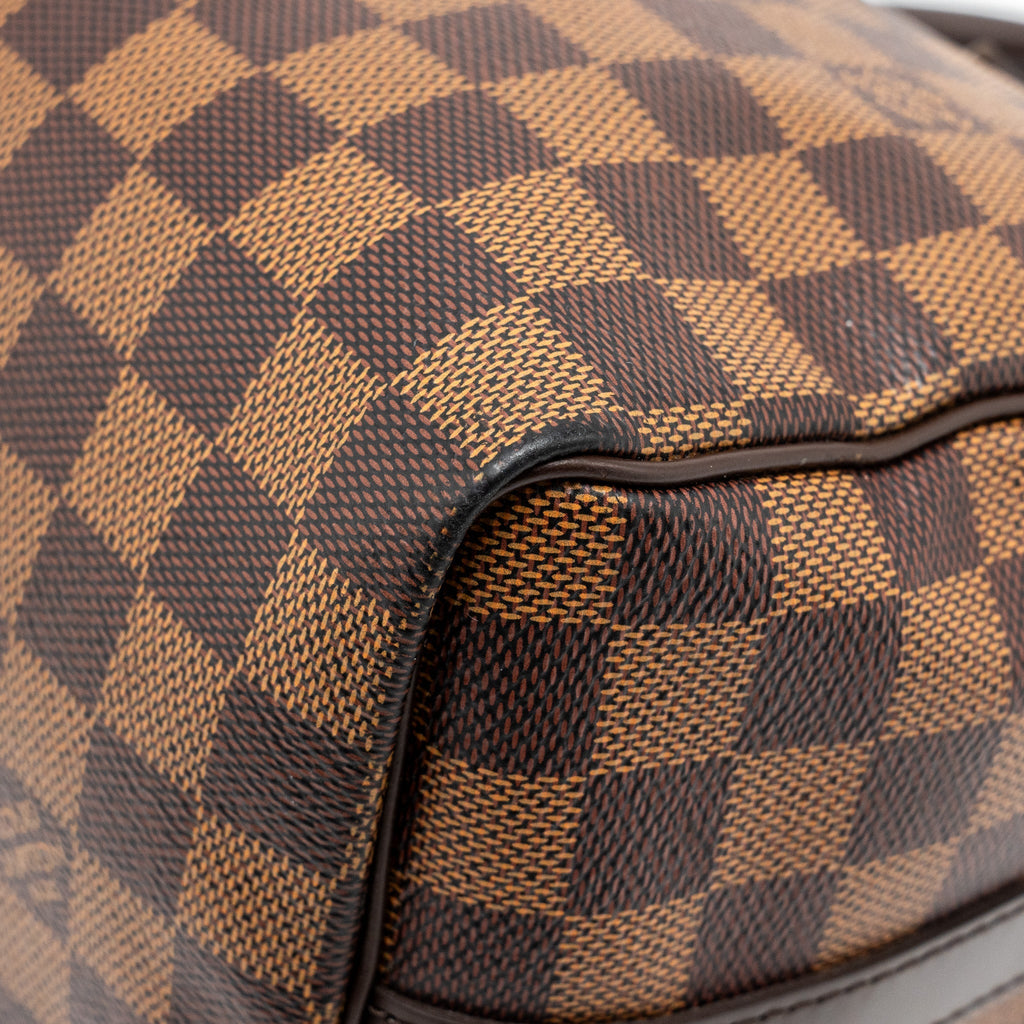 LOUIS VUITTON SPEEDY BANDOULIERE 25 DAMIER EBENE GHW