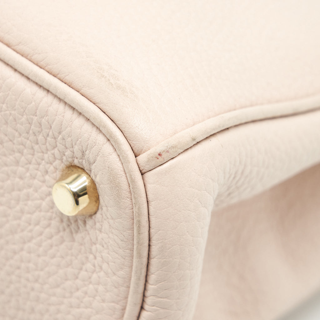 DIOR VIP DIORISSIMO TOTE BAG GRAINED CALFSKIN BEIGE GHW