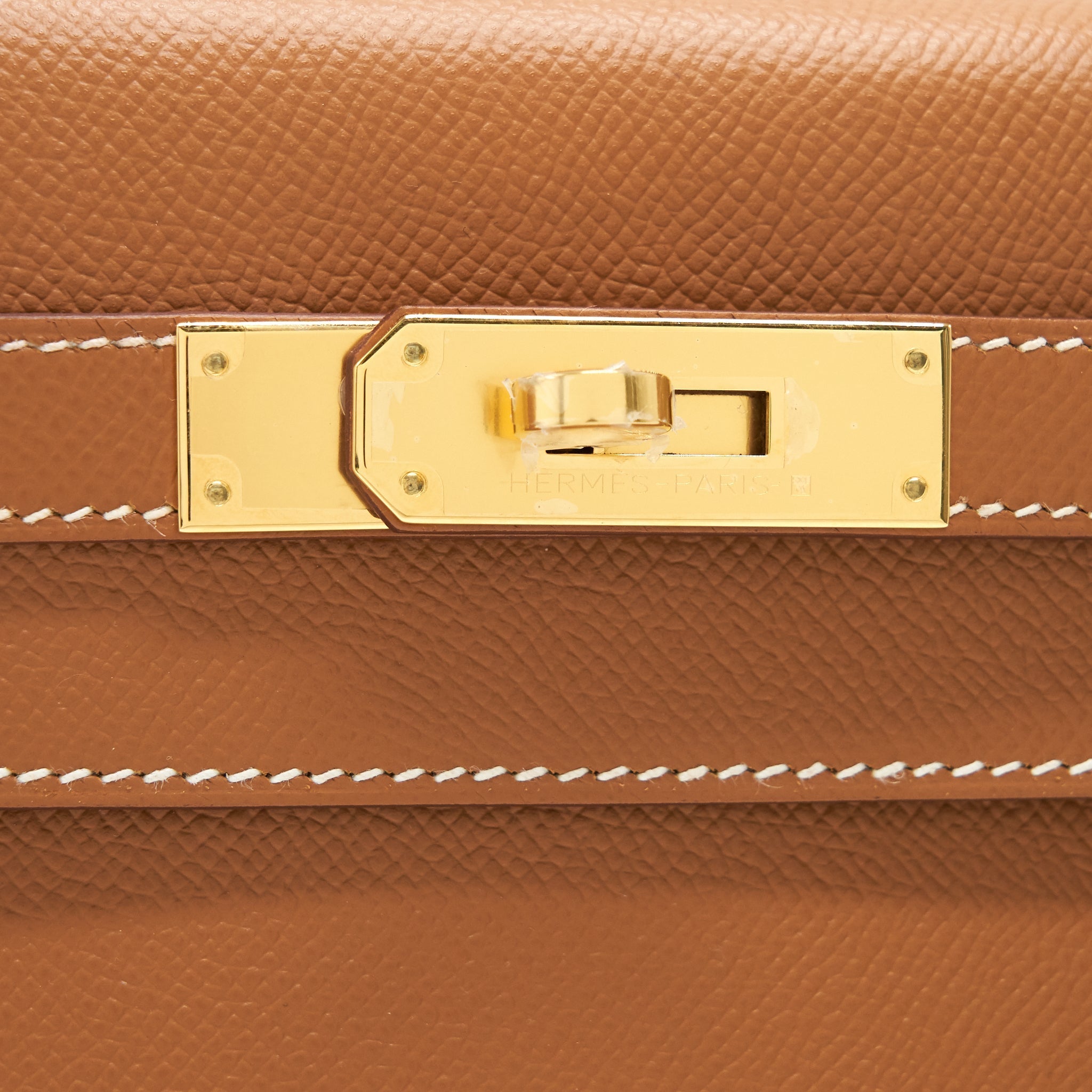 HERMES KELLY 28 GOLD WITH GHW EPSOM LEATHER