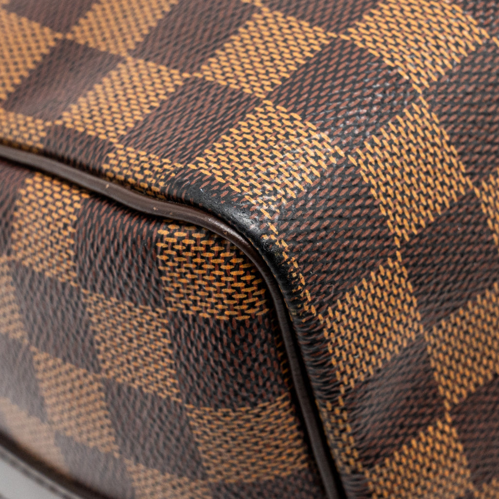 LOUIS VUITTON SPEEDY BANDOULIERE 25 DAMIER EBENE GHW