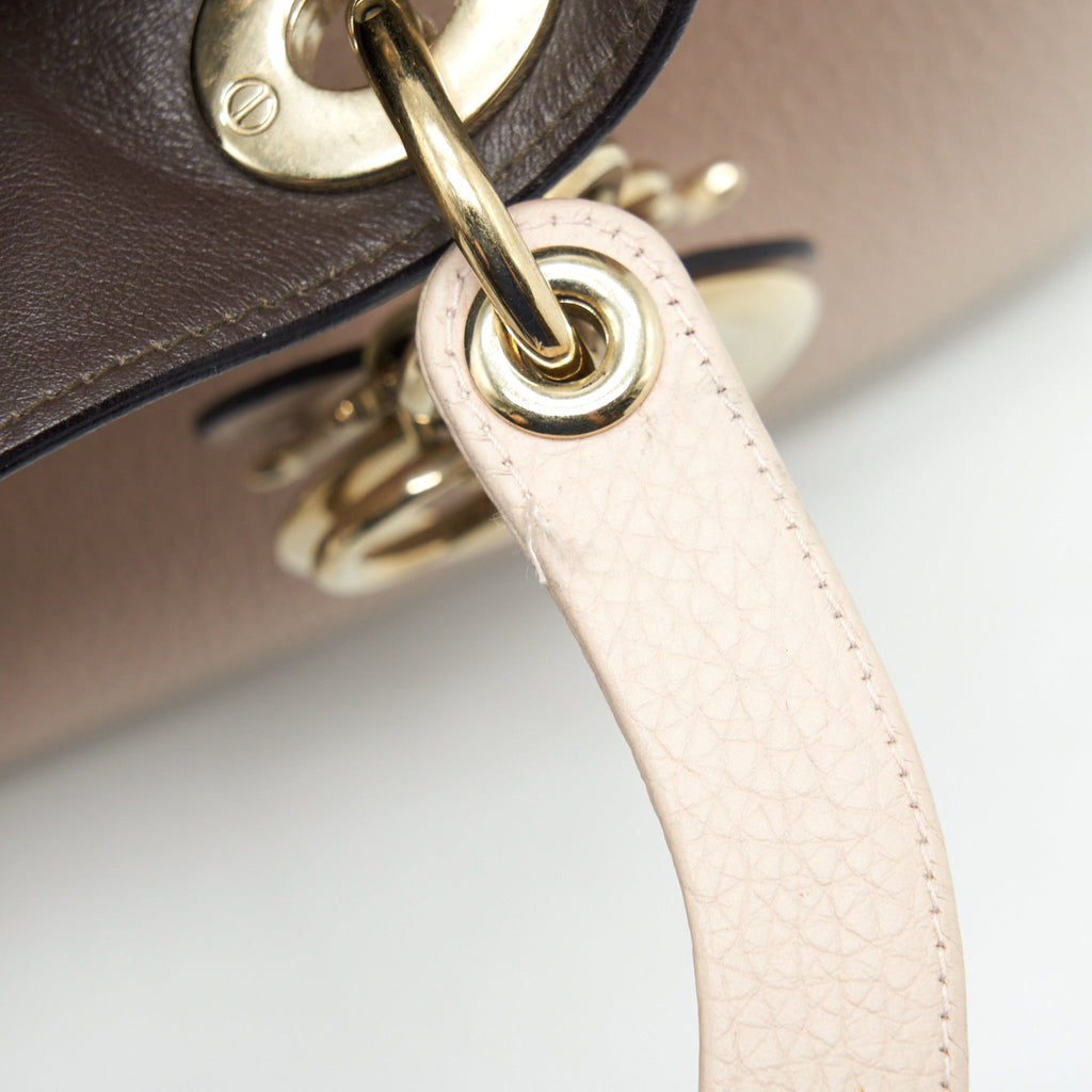 DIOR VIP DIORISSIMO TOTE BAG GRAINED CALFSKIN BEIGE GHW