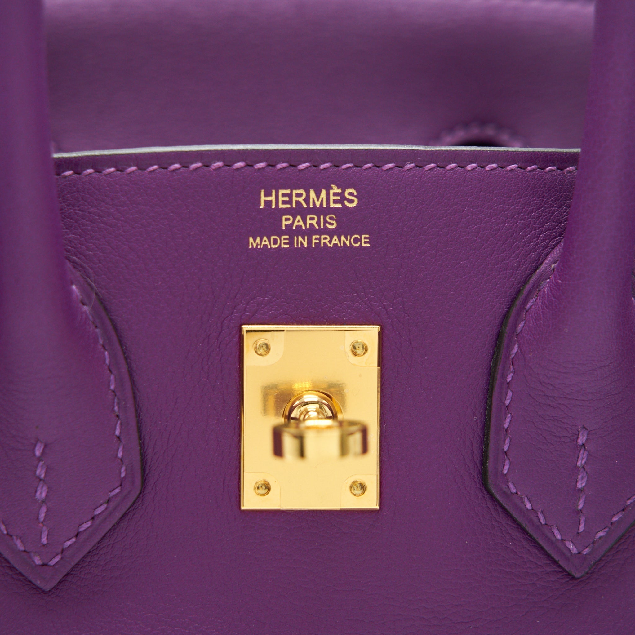 HERMES BIRKIN25 SWIFT LEATHER P9 ANEMONE GHW