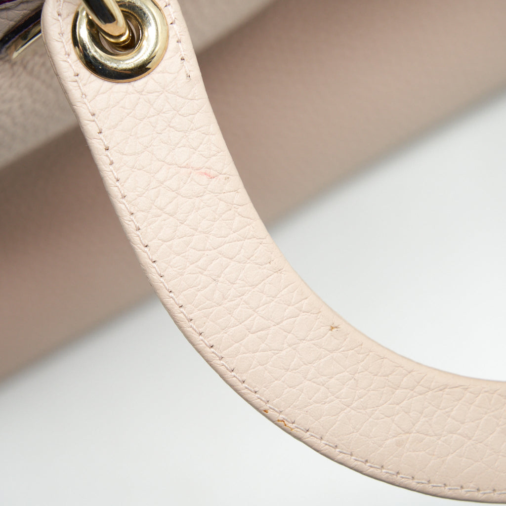 DIOR VIP DIORISSIMO TOTE BAG GRAINED CALFSKIN BEIGE GHW