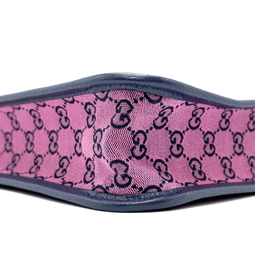 GUCCI CHILDREN’S TOTE BAG CANVAS/LEATHER PURPLE
