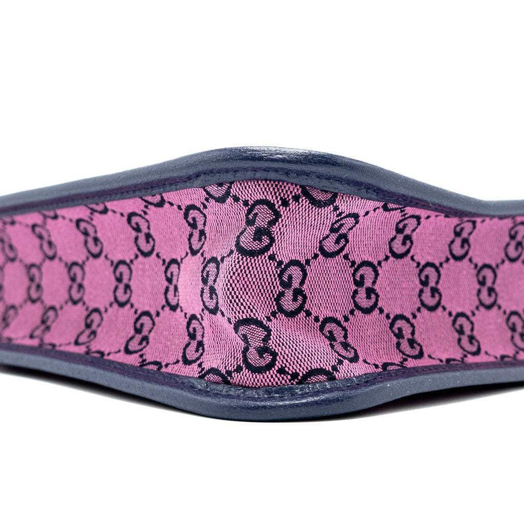 GUCCI CHILDREN’S TOTE BAG CANVAS/LEATHER PURPLE