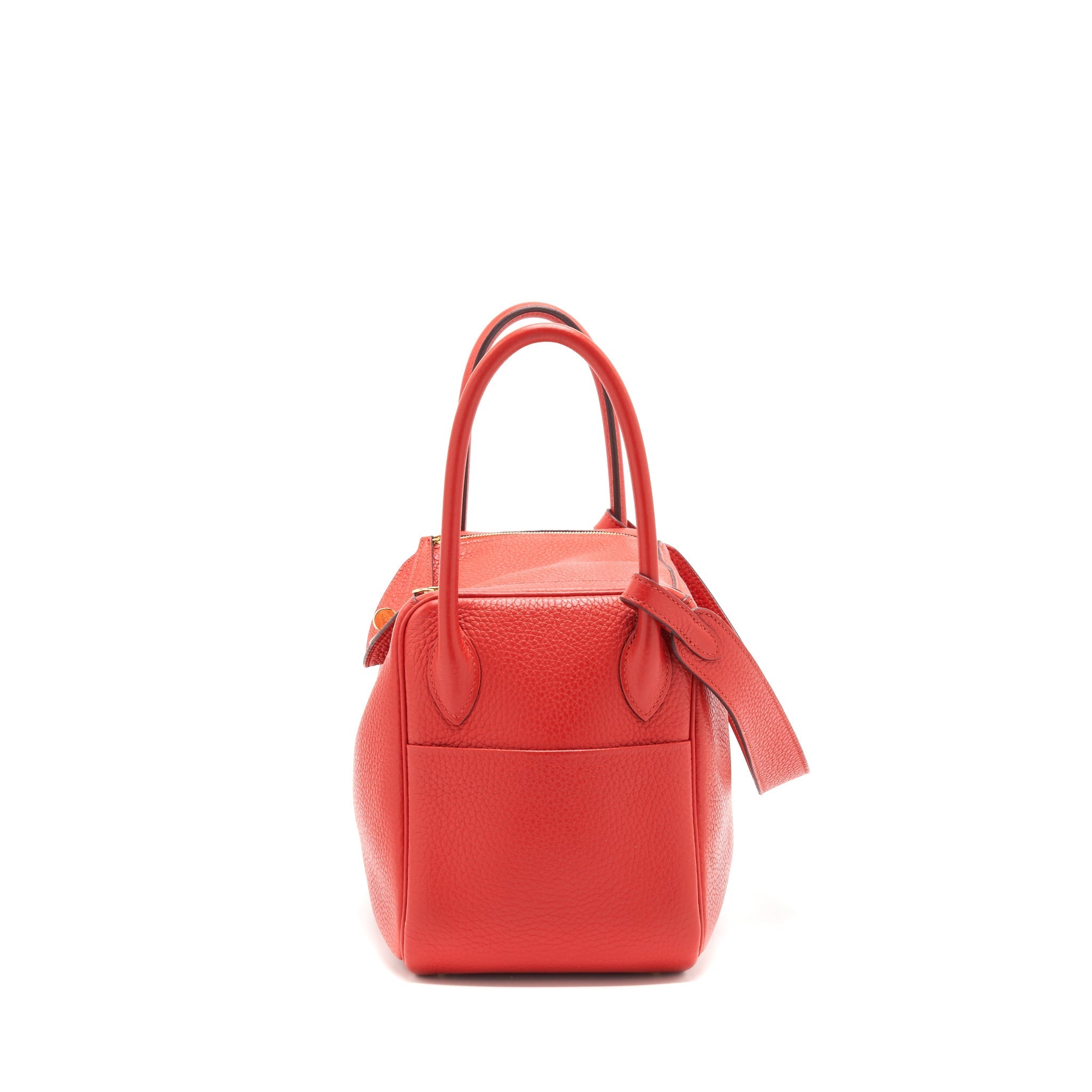 HERMES LINDY 26 ROUGE TOMATE GHW