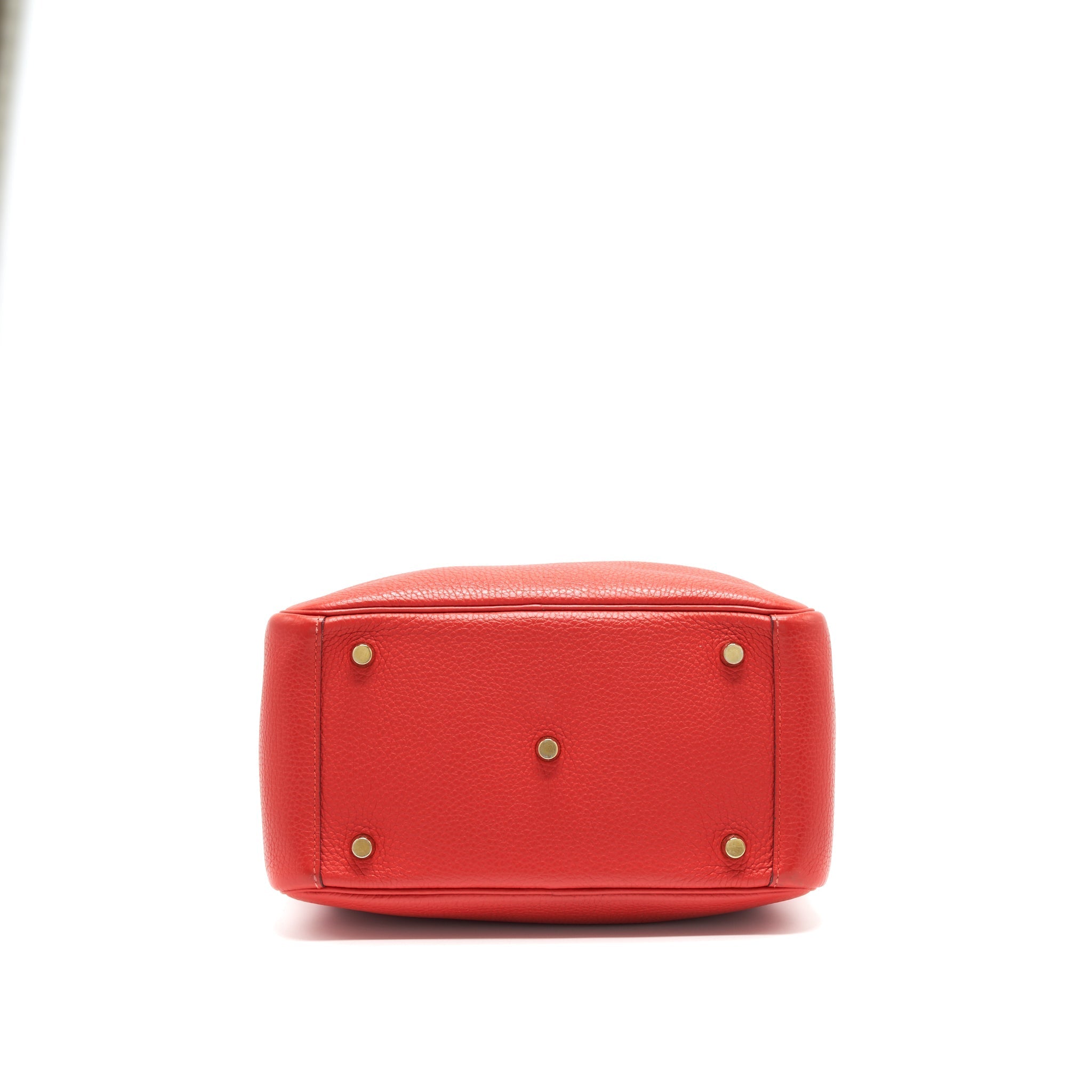 HERMES LINDY 26 ROUGE TOMATE GHW
