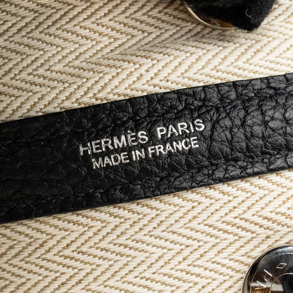HERMES GARDEN PARTY 23 NEGONDA BLACK SHW
