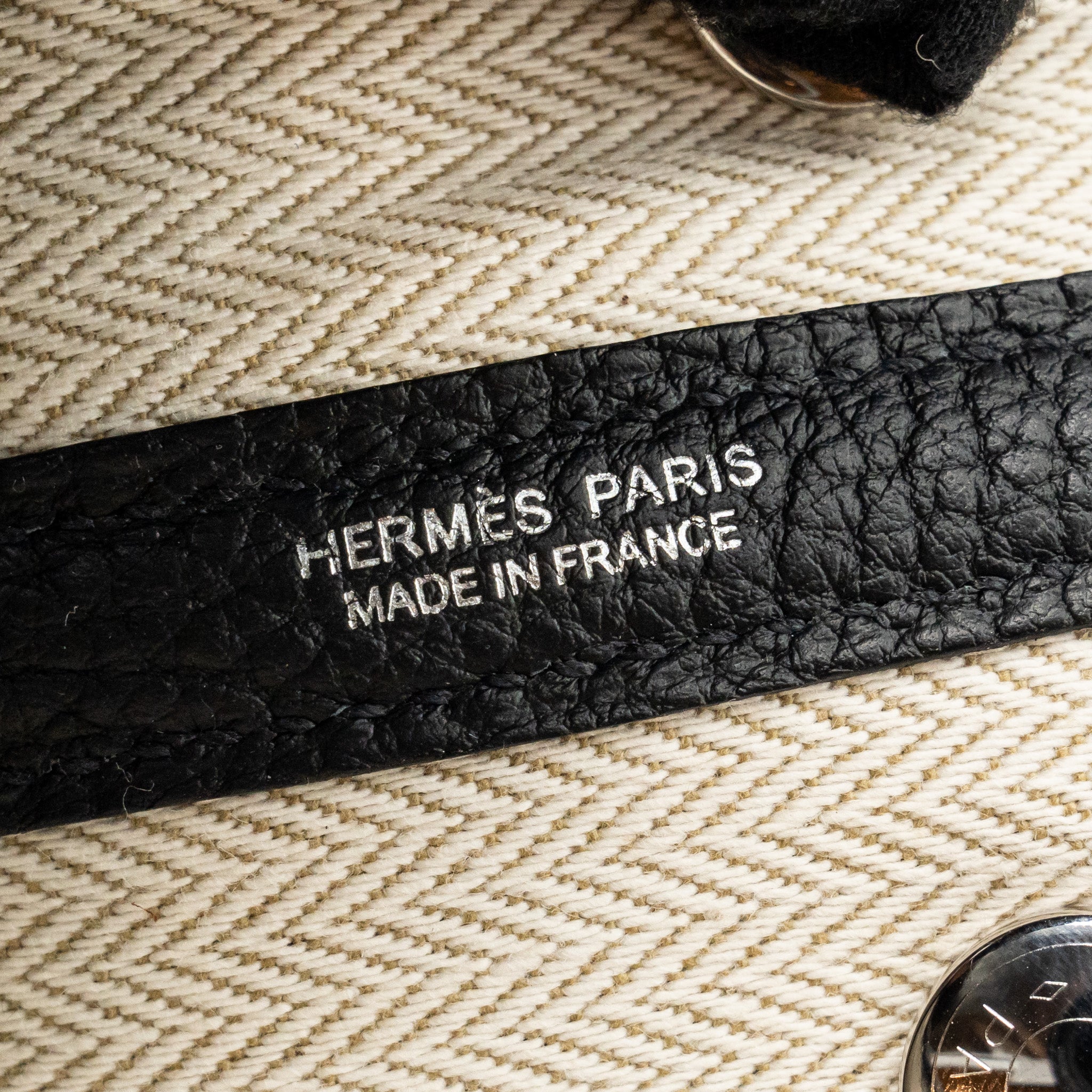 HERMES GARDEN PARTY 23 NEGONDA BLACK SHW