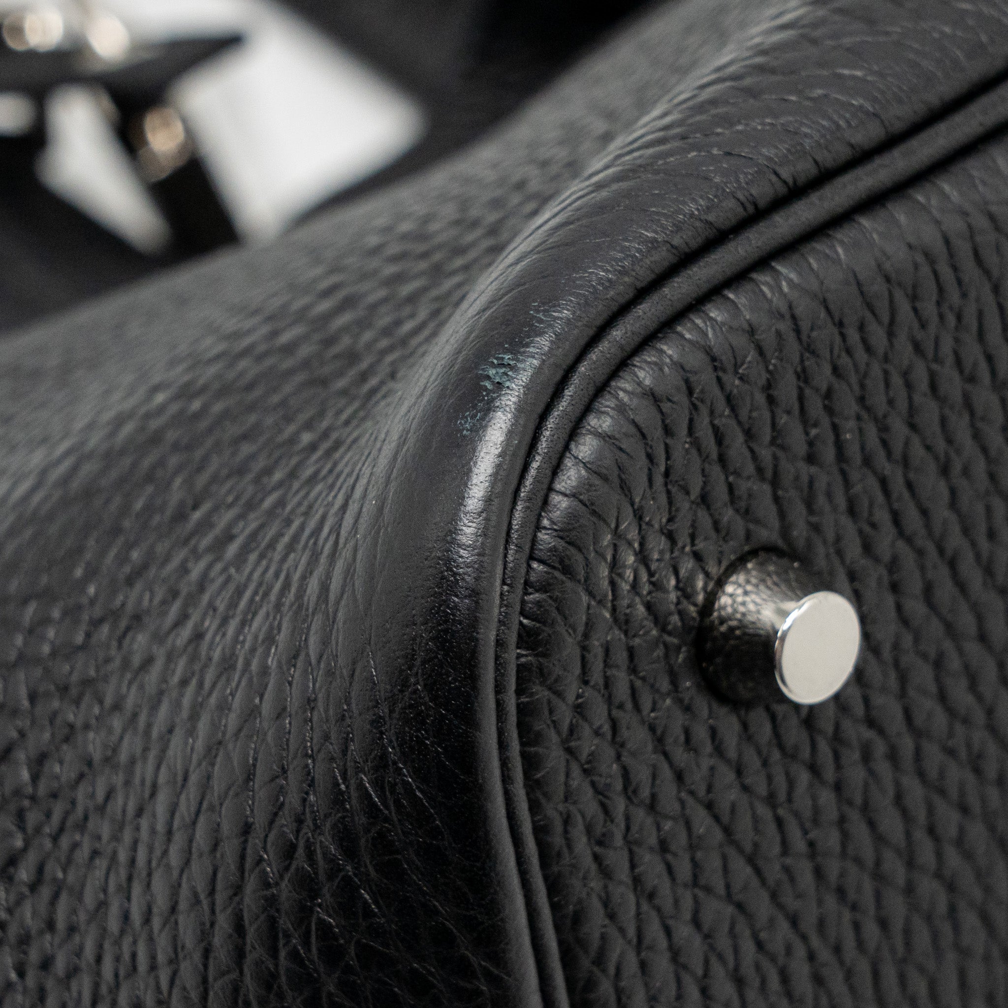 HERMES PICOTIN22 LOCK BAG CLEMENCE BLACK SHW