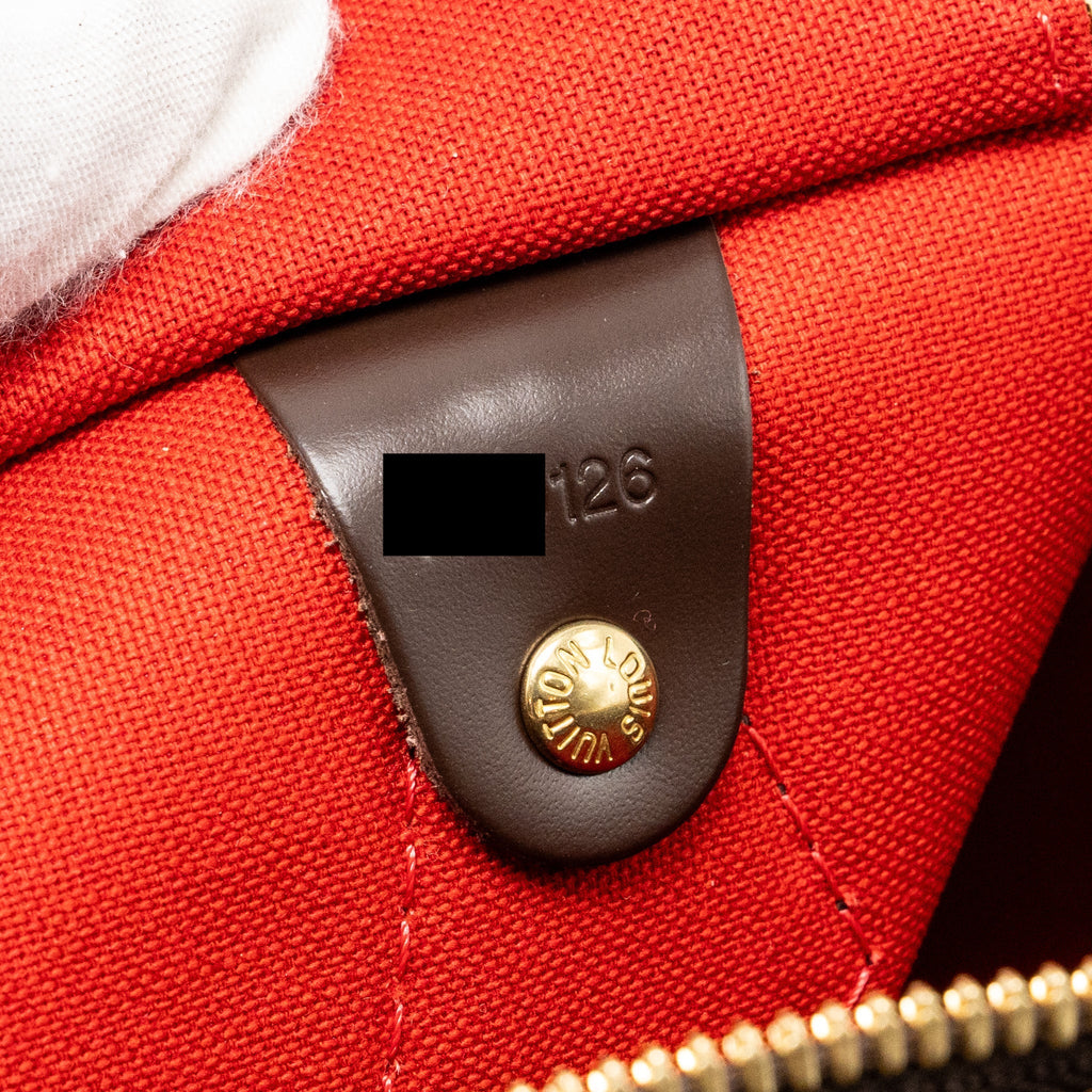 LOUIS VUITTON SPEEDY BANDOULIERE 25 DAMIER EBENE GHW
